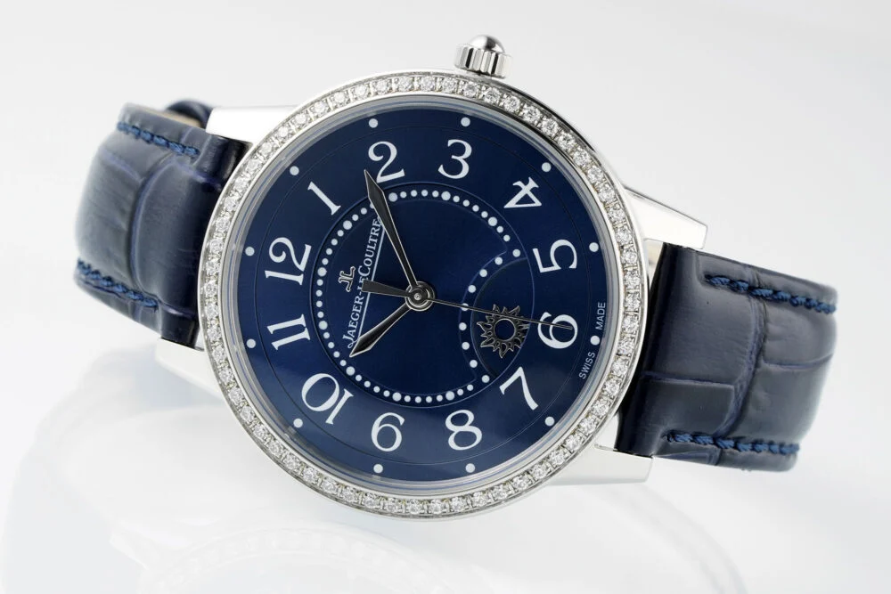 Rendez-Vous 34mm SS/LE Blue Dial on Blue Leather Strap
