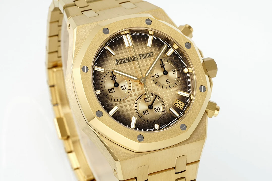 Royal Oak Chrono 26240BA 41mm YG/YG Gold Dial