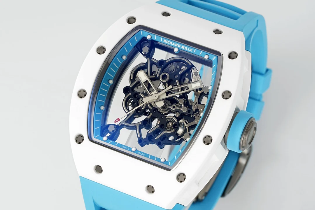 Richard Mille RM055 APSF Blue Cer/RU Skeleton Dial