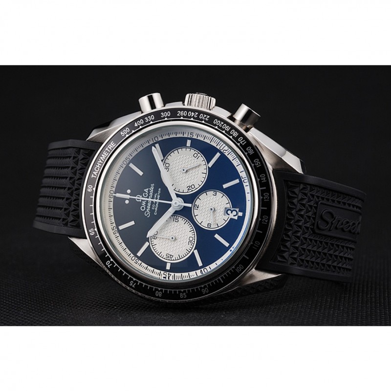 Omega Speedmaster 622041 Quartz Watch - Omega Logo Crown - Black Ceramic Tachymeter Bezel