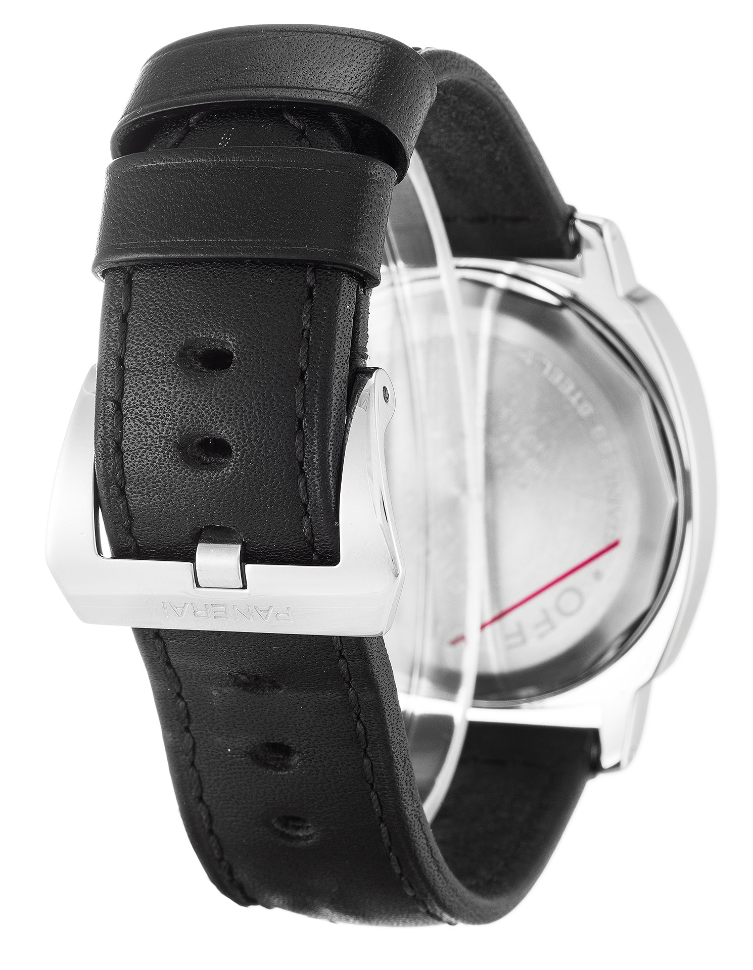 Panerai Luminor Base PAM00002 Mens Watch, Automatic Movement, 44mm Steel Case, Black Arabic Dial