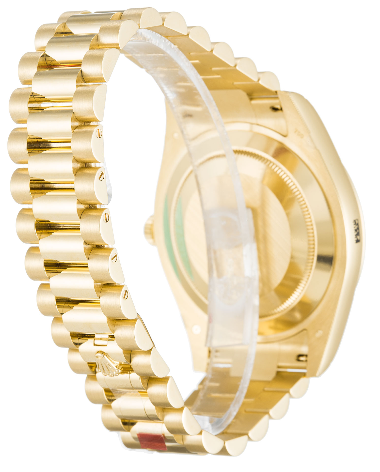Rolex Day-Date II 218238 Mens Automatic 41MM Yellow Gold Baton Dial Replica Watch