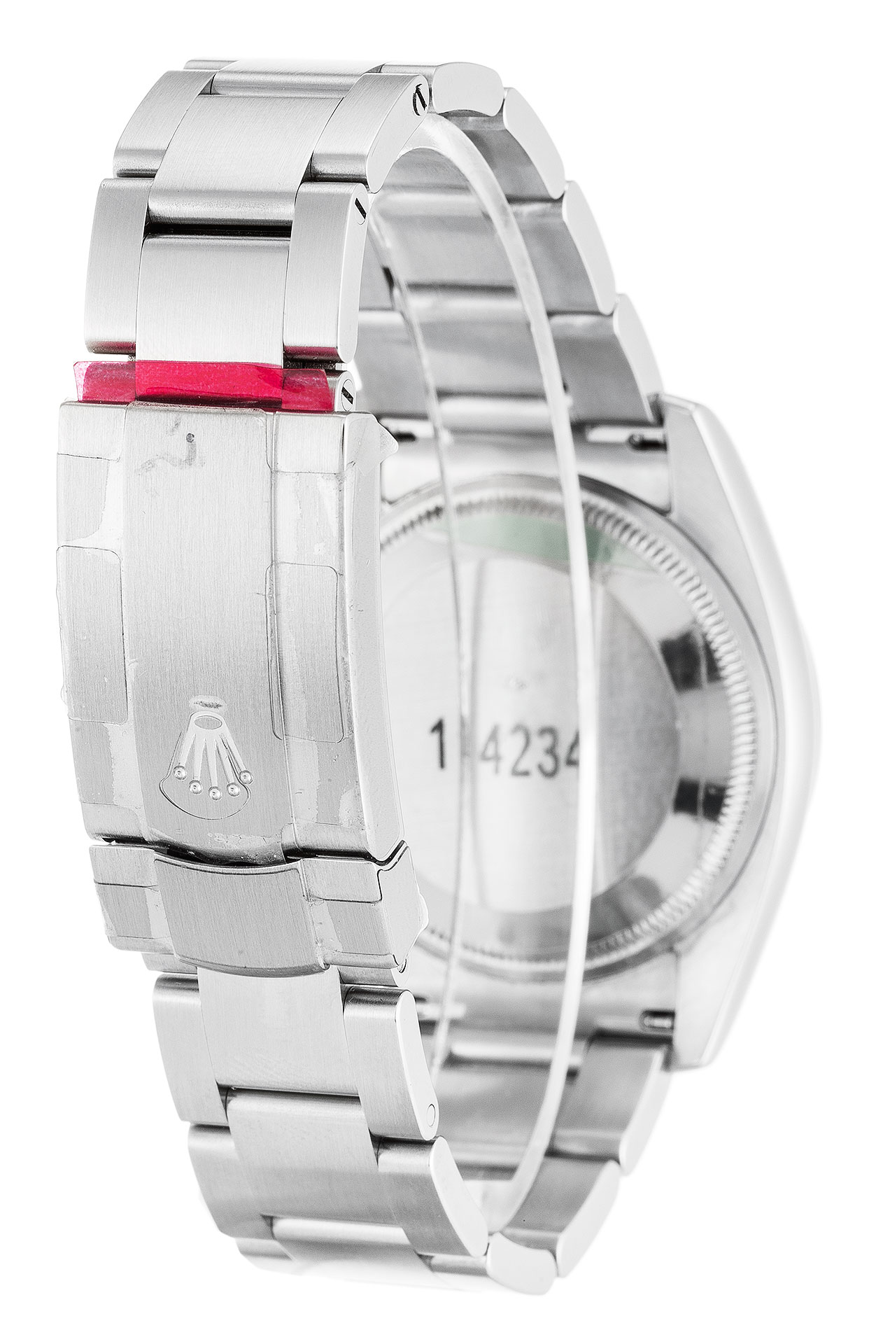 Rolex Air-King 114234 Automatic 34MM Steel & White Gold Blue Arabic Dial Replica Watch