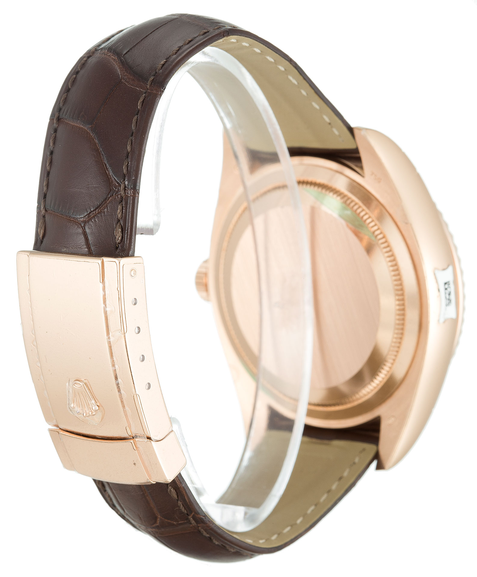 Rolex Sky-Dweller 326135 Replica Watch, Automatic, 42MM Rose Gold Case, Brown Arabic Dial