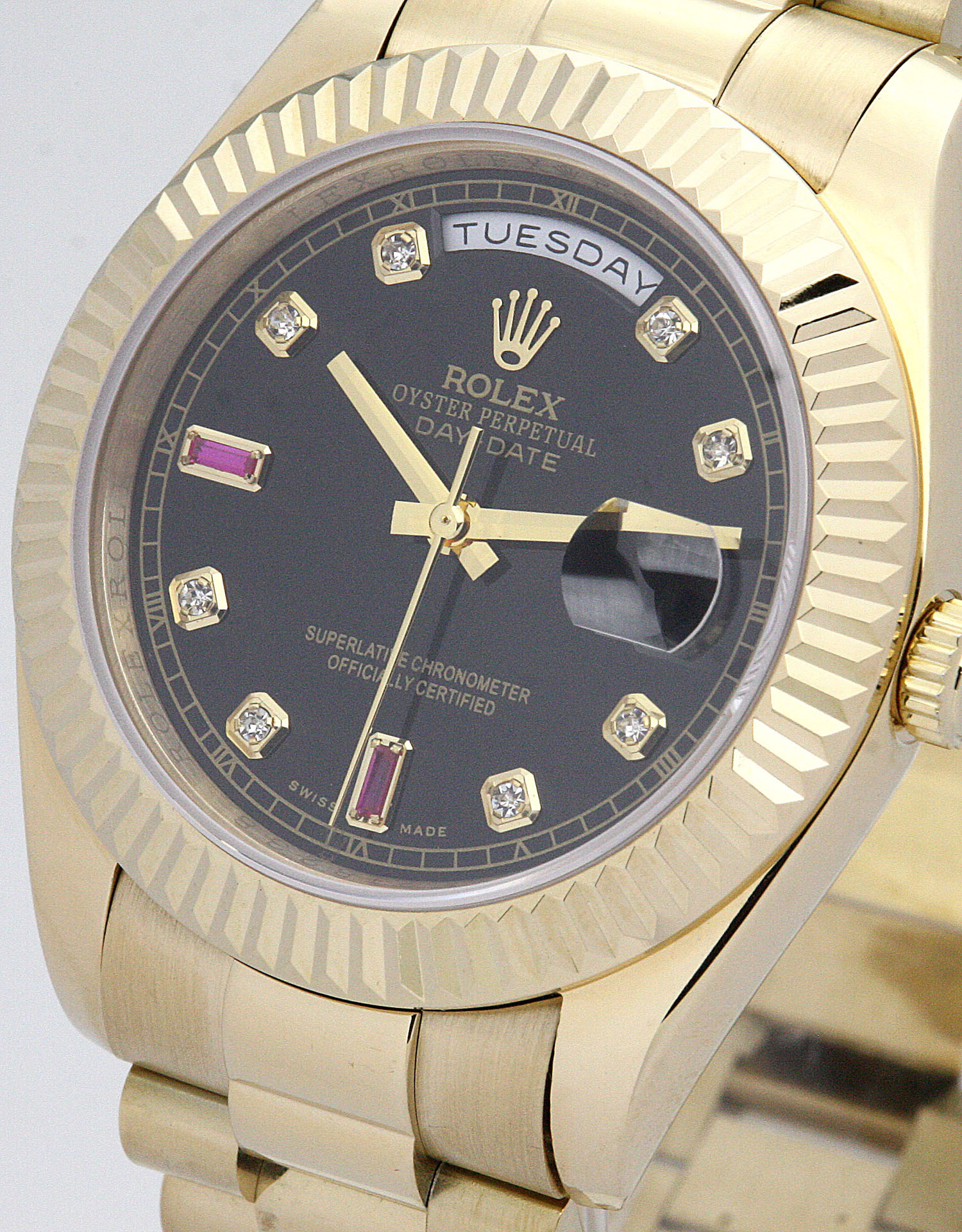 Rolex Day-Date 118238 Replica Watch, Mens, 36MM, Yellow Gold Case & Bracelet, Automatic Movement