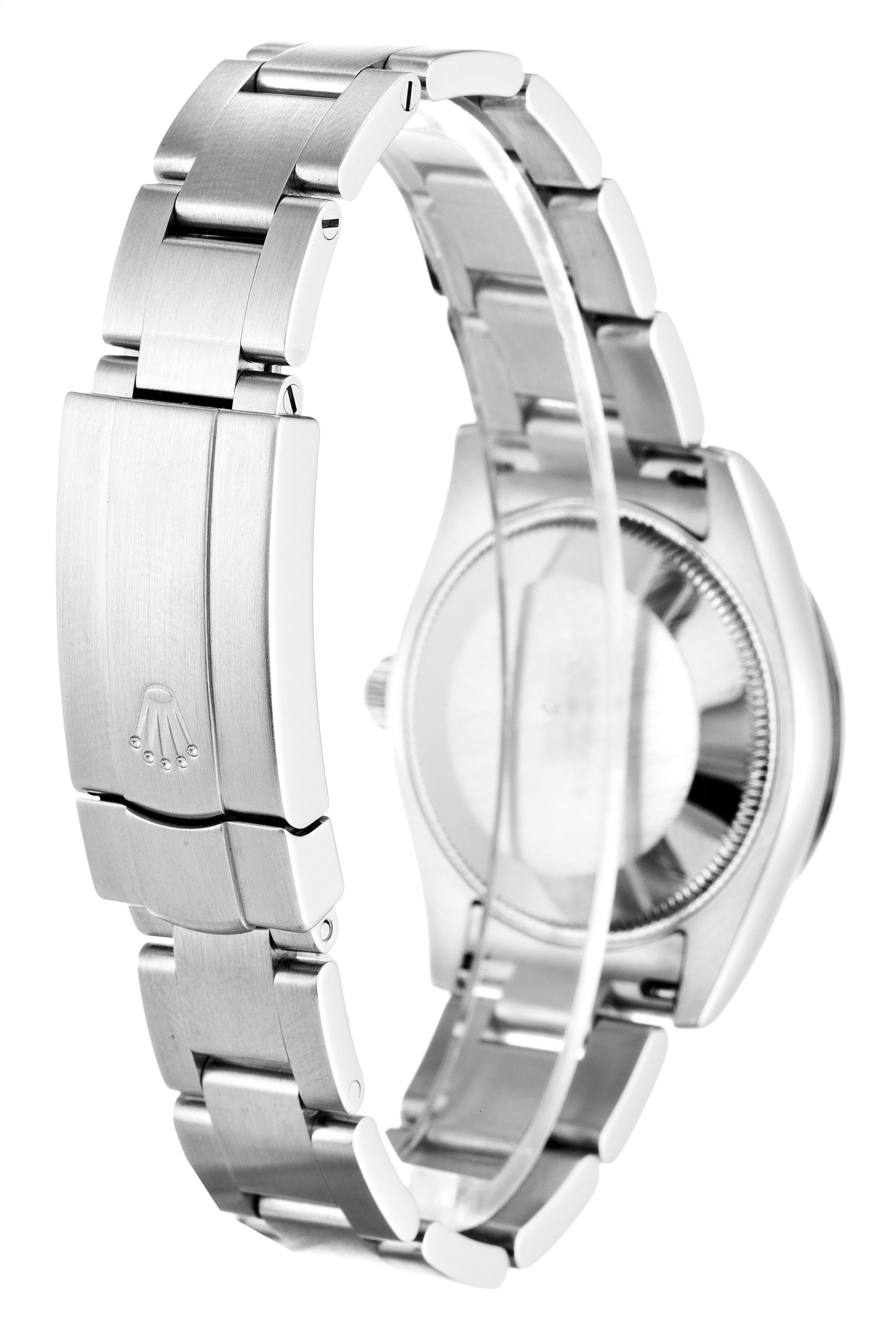 Rolex Lady Oyster Perpetual 177200 Automatic Steel Case White Arabic Dial Steel Bracelet Ladies