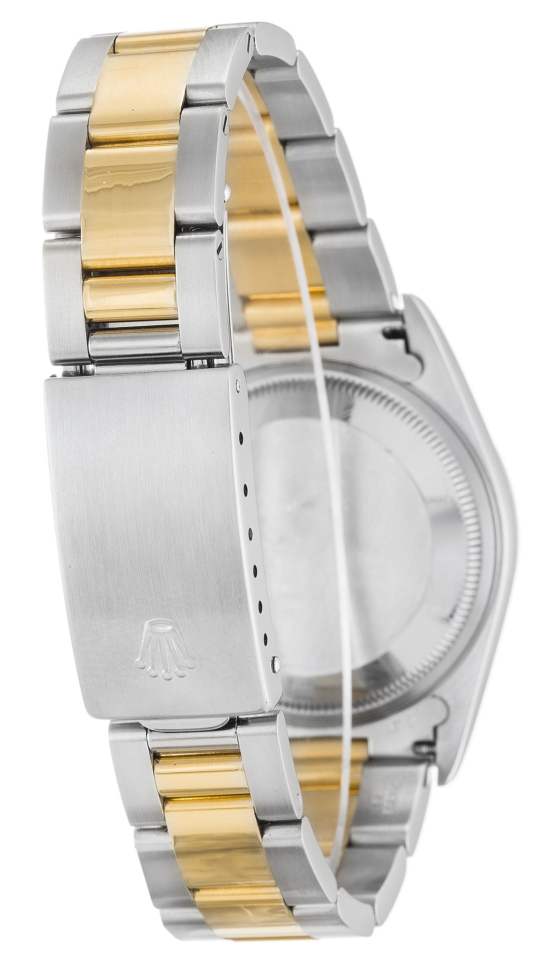 - Rolex Oyster Perpetual Date 15223 - Automatic - Steel & Yellow Gold Case - Champagne Baton