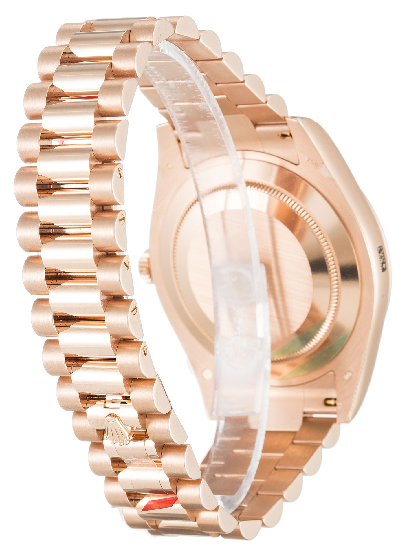 Rolex Day-Date II 218235 Automatic Rose Gold Case Baton Dial Watch, Replica Watch