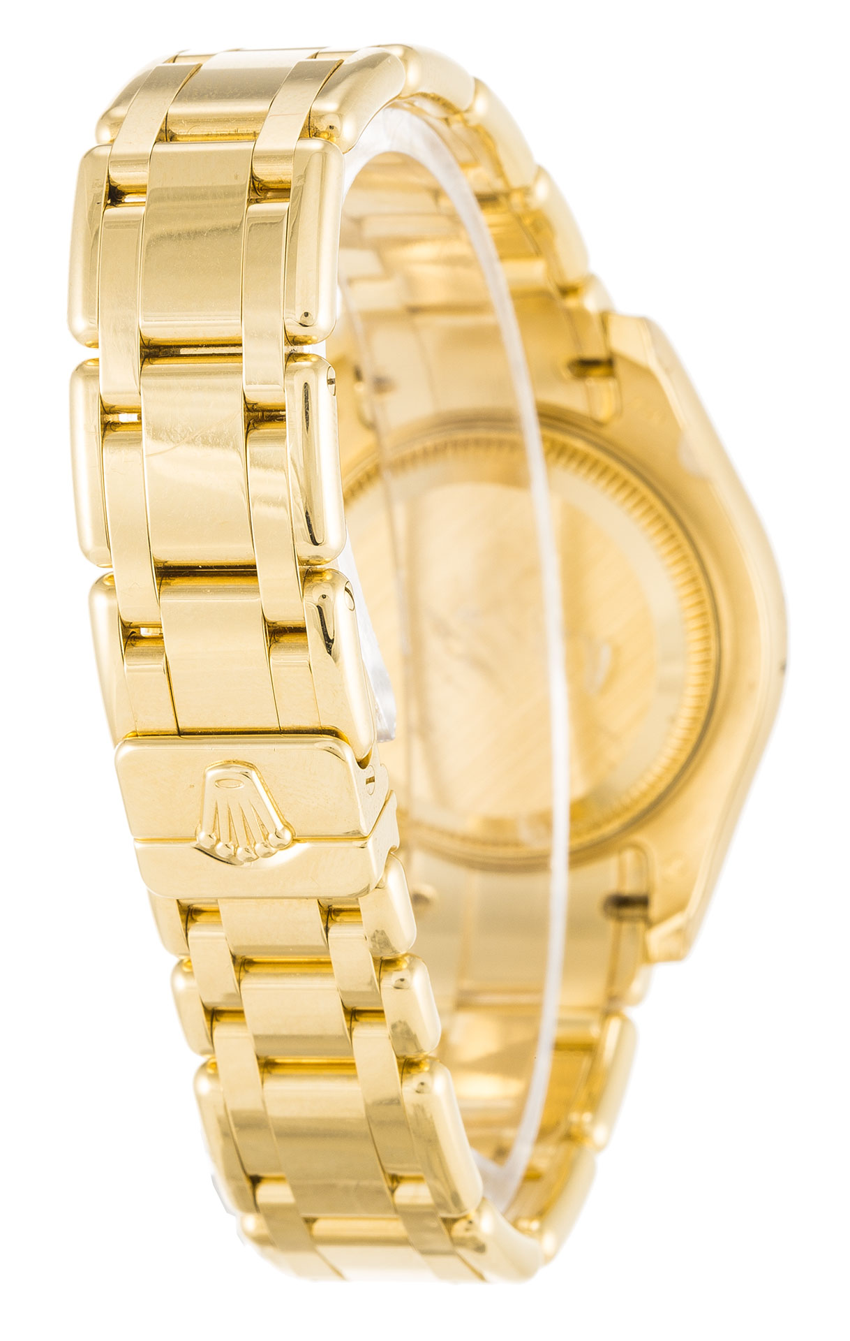 Rolex Pearlmaster 80318-29 MM Replica Watch, Automatic Movement, Yellow Gold Case, Diamond Dial