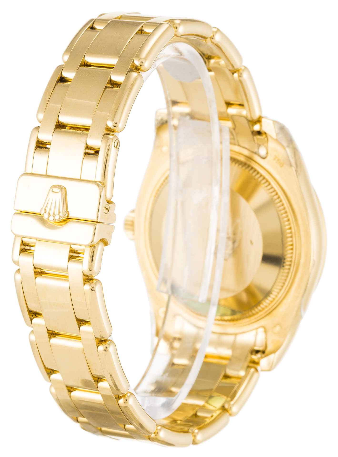 Rolex Pearlmaster 81208 | Automatic | 31 MM | Yellow Gold | Diamond Dial Replica Watch