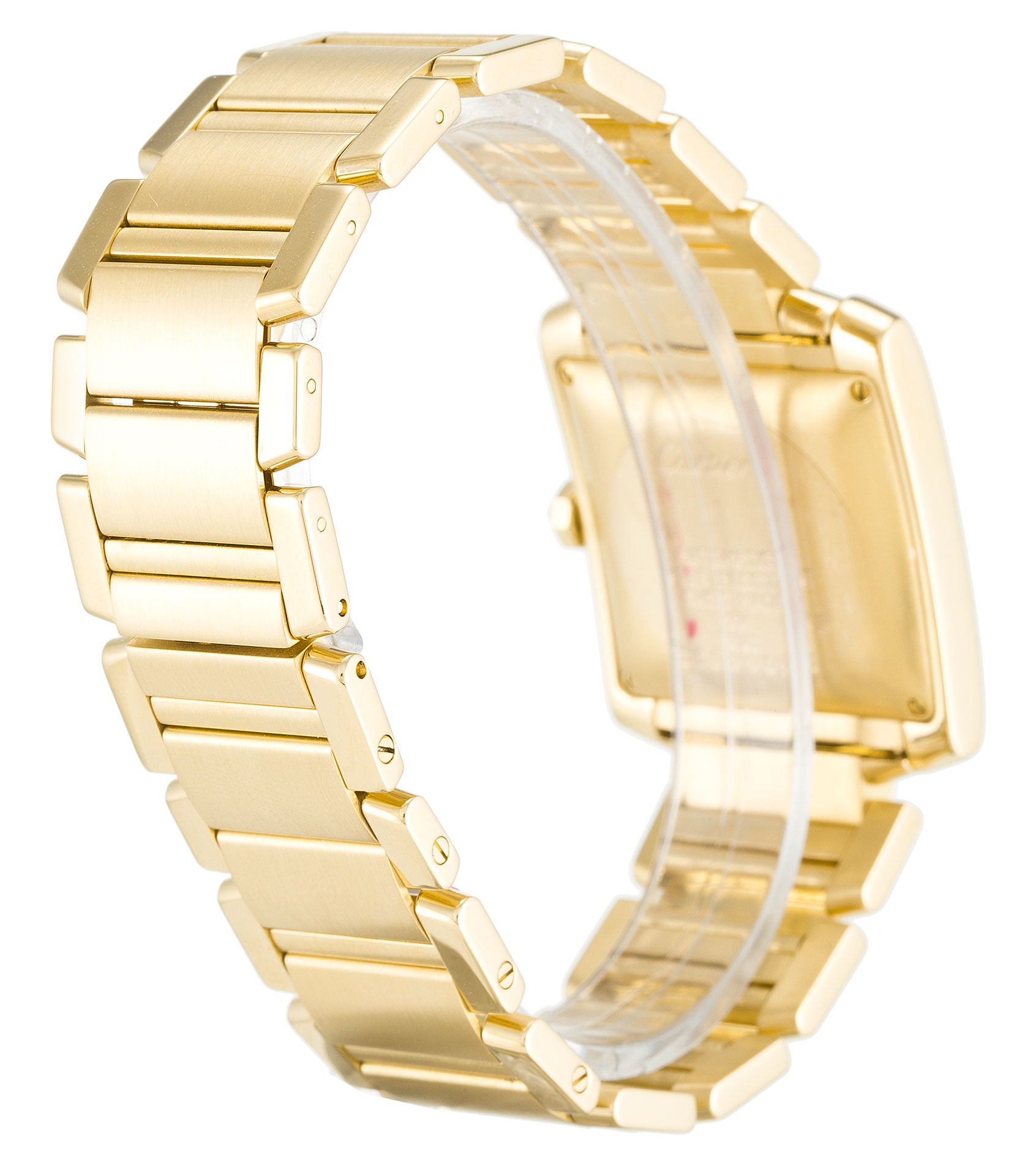 Cartier Tank Francaise W50001R2 - Automatic - 28MM - Yellow Gold - Silver Roman Numeral Dial