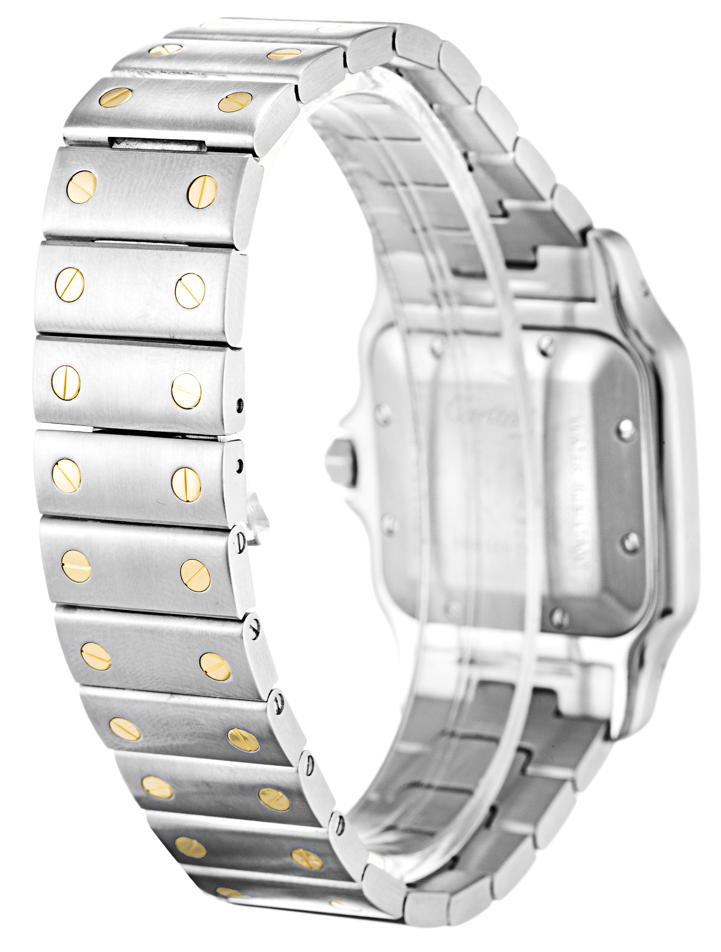 W20052C4 - Cartier Santos W20052C4 Automatic - Mens Watch - 29 MM Steel & Yellow Gold - Roman