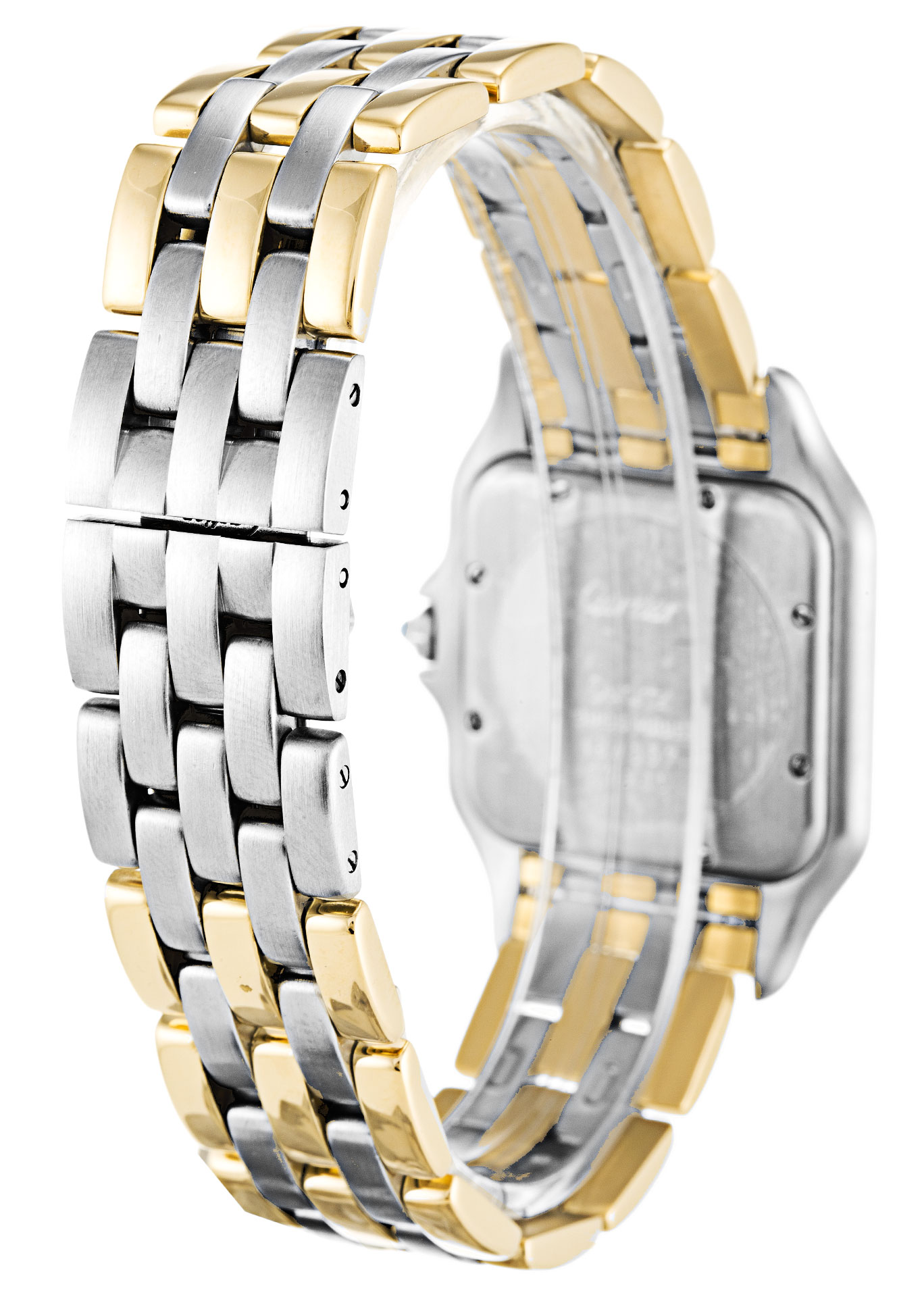 Cartier Panthere 83083444 Replica Watch, Quartz, 29 MM, Steel & Yellow Gold Case, White Roman