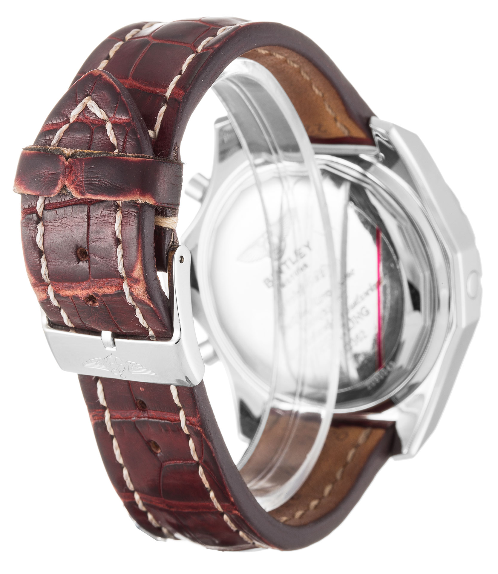 Breitling Bentley GT A13362 Mens Replica Watch, Burgundy Baton Dial, Steel Case, Quartz Movement