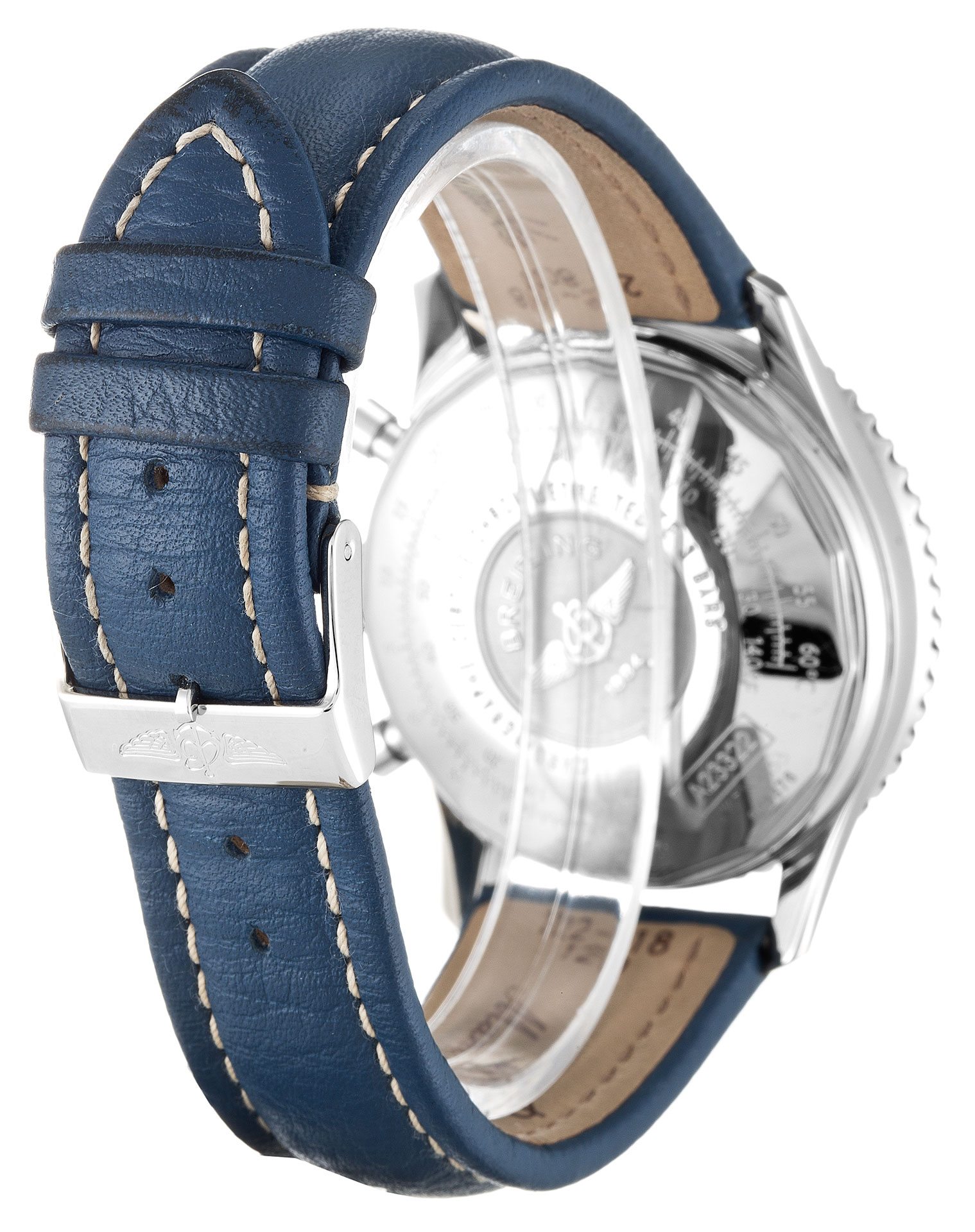 Breitling Navitimer A23322 Replica Watch, Quartz Movement, Mens, Steel Case, Blue Baton Dial
