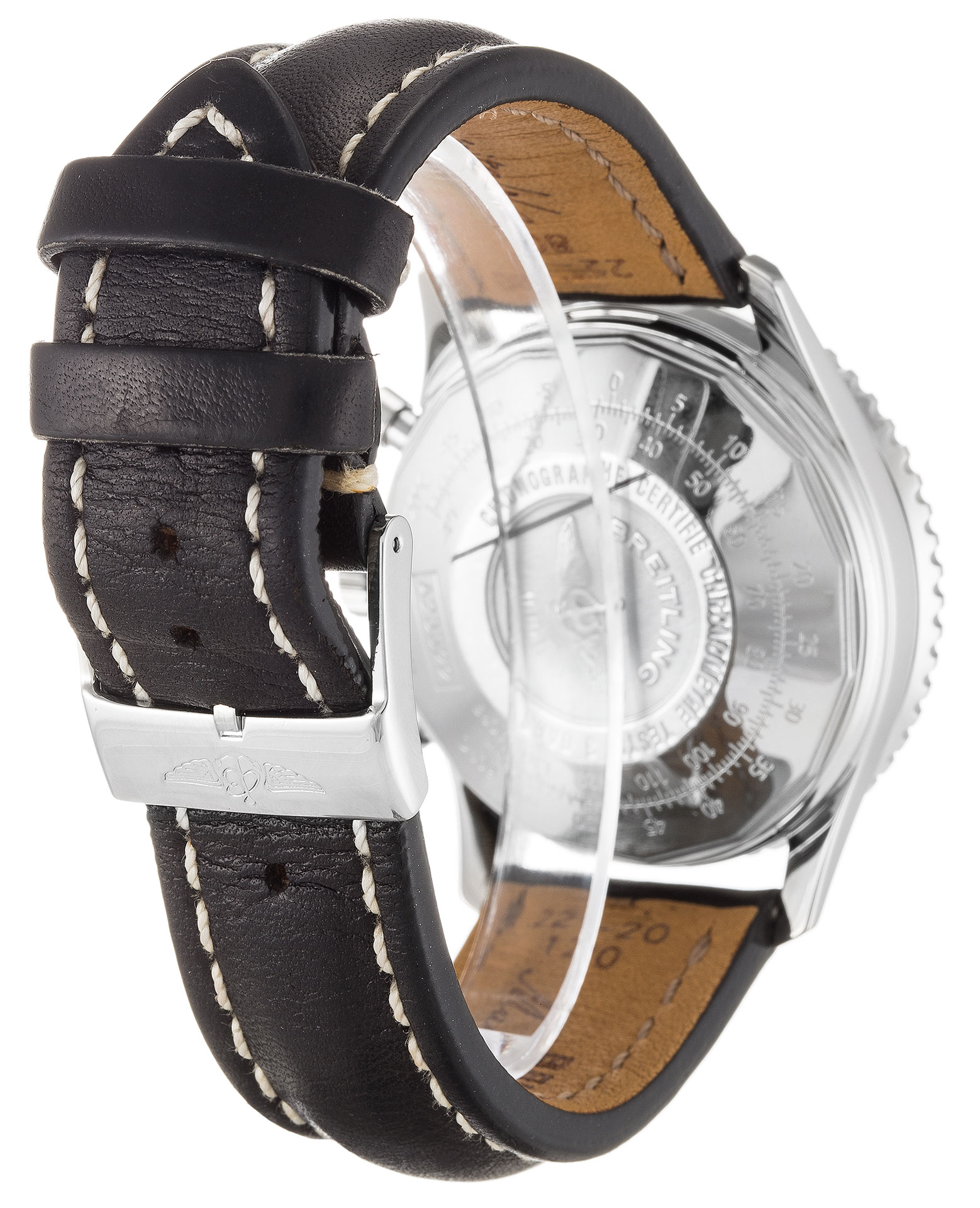 Breitling Navitimer A23322, Quartz, 41.8 MM Steel, Black Arabic Dial, Mens Watch, Replica Watch