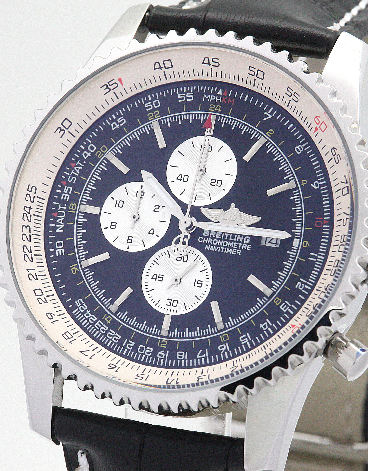 Breitling Navitimer A23322 | Quartz | 41.8mm Steel Case | Baton Dial | Mens Watch