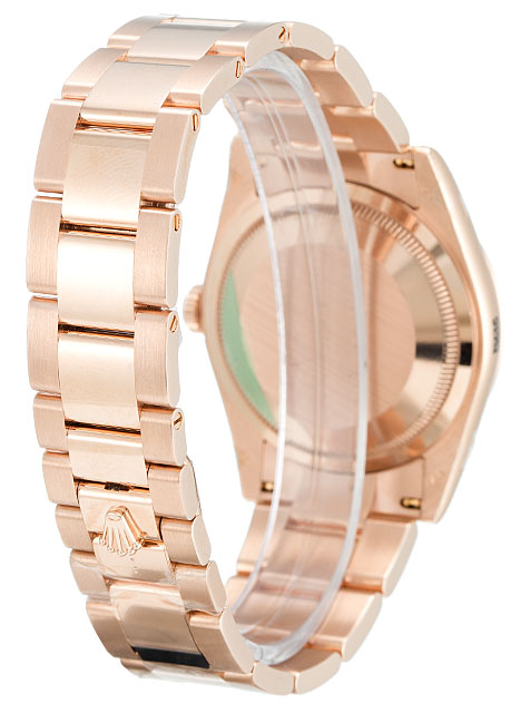 Rolex Day-Date 118235 Mens Replica Watch, Automatic Movement, 36MM Rose Gold Case, White Roman