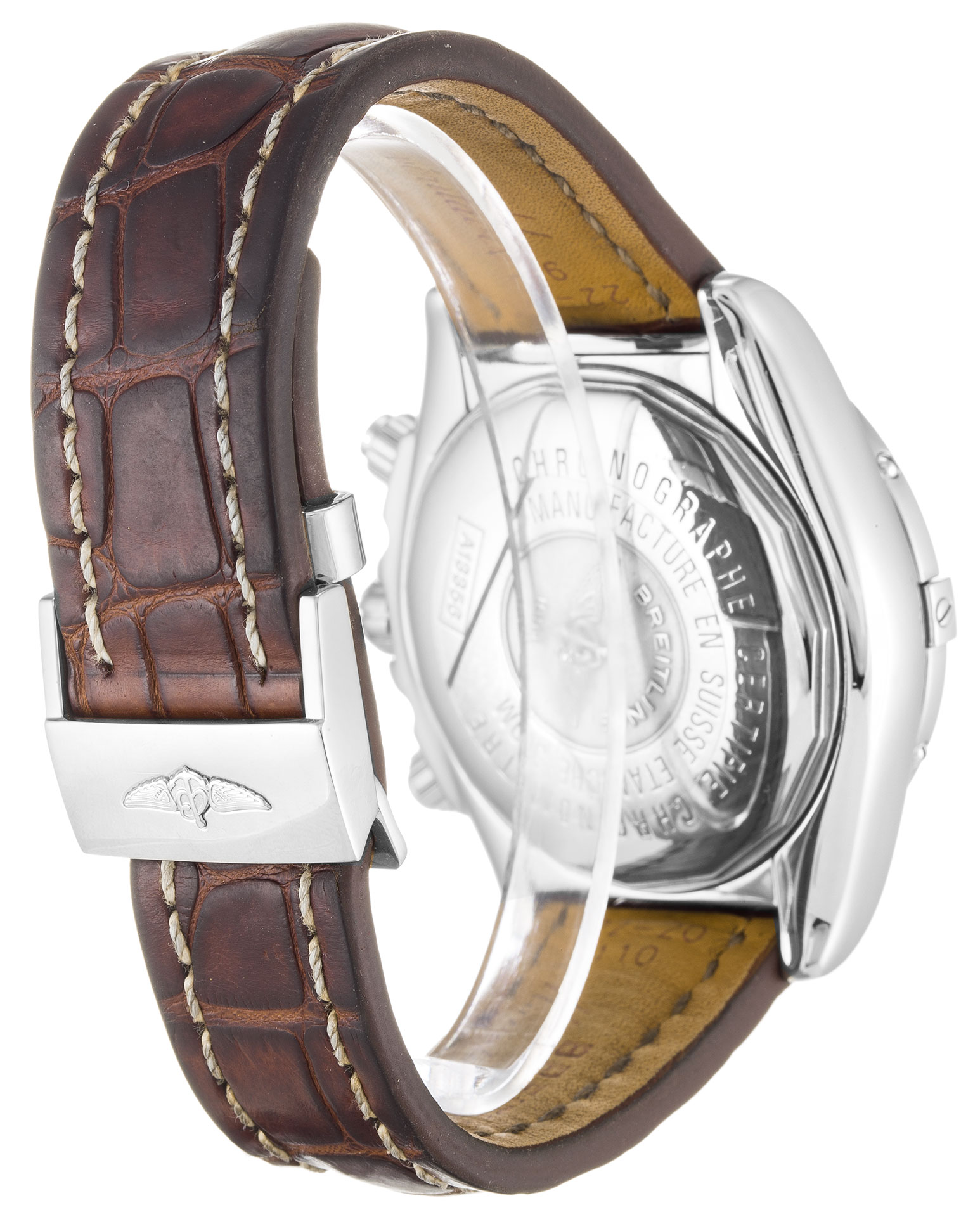 A13356-BREITLING-CHRONOMAT-EVOLUTION-WATCH-QUARTZ-STEEL-43.7MM-BROWN-CROCO-PEARL-DIAMOND-DIAL-WATER