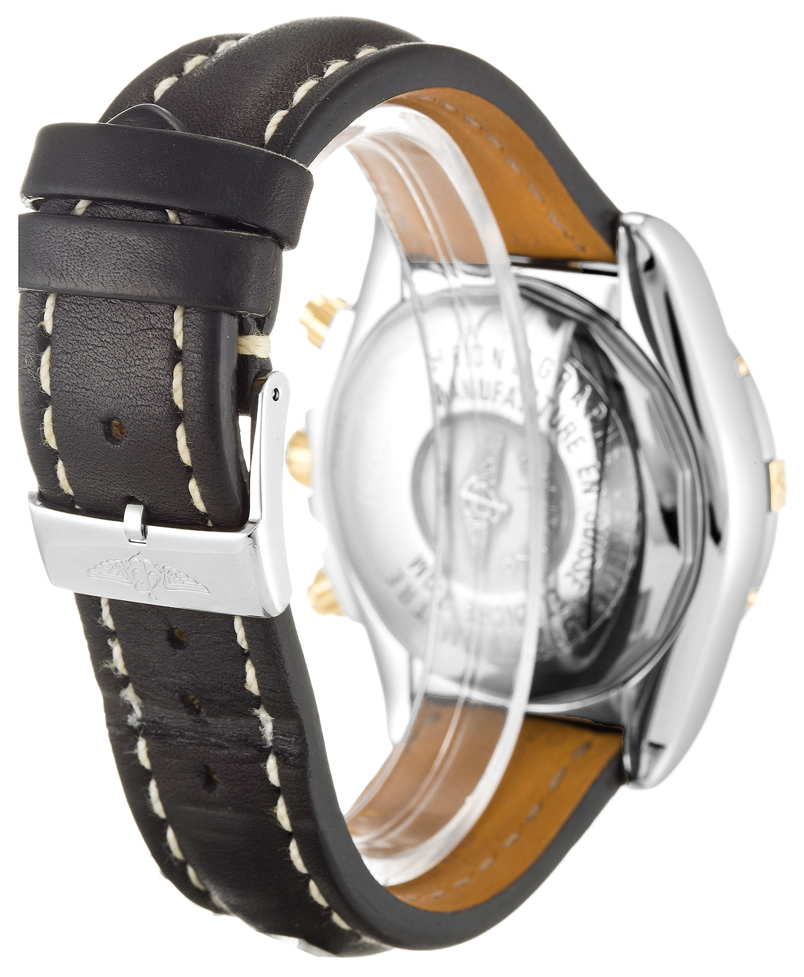 B13356 - Breitling Chronomat Evolution - Quartz - 43.7mm Gold Case - White Mother of Pearl Dial