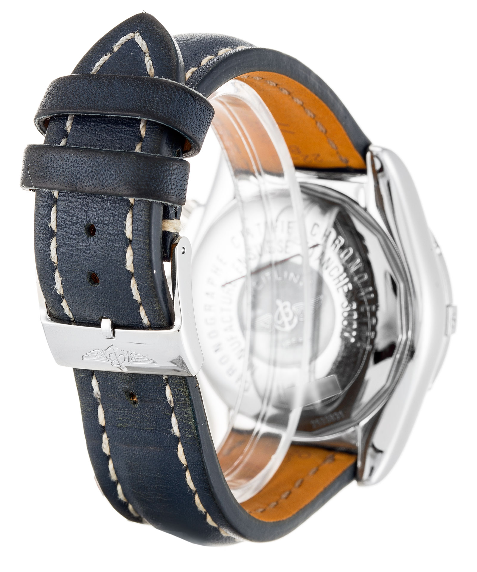 Breitling Chronomat Evolution A13356 Mens Quartz Watch Replica, 43.7mm Steel Case with Diamonds