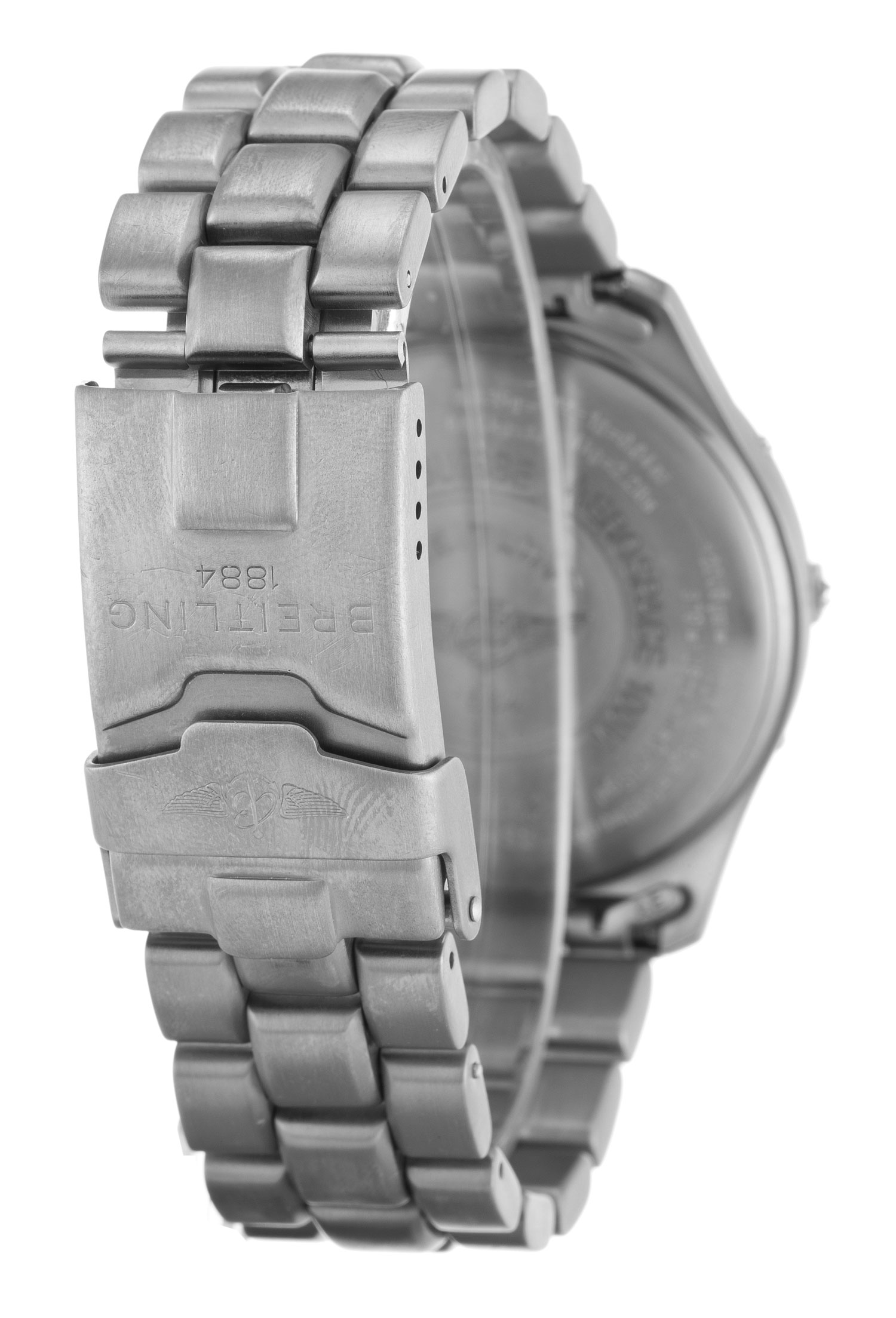 Breitling Aerospace F65062 Replica Watch, Quartz Multi Function, 41 MM Titanium Case, Grey Arabic
