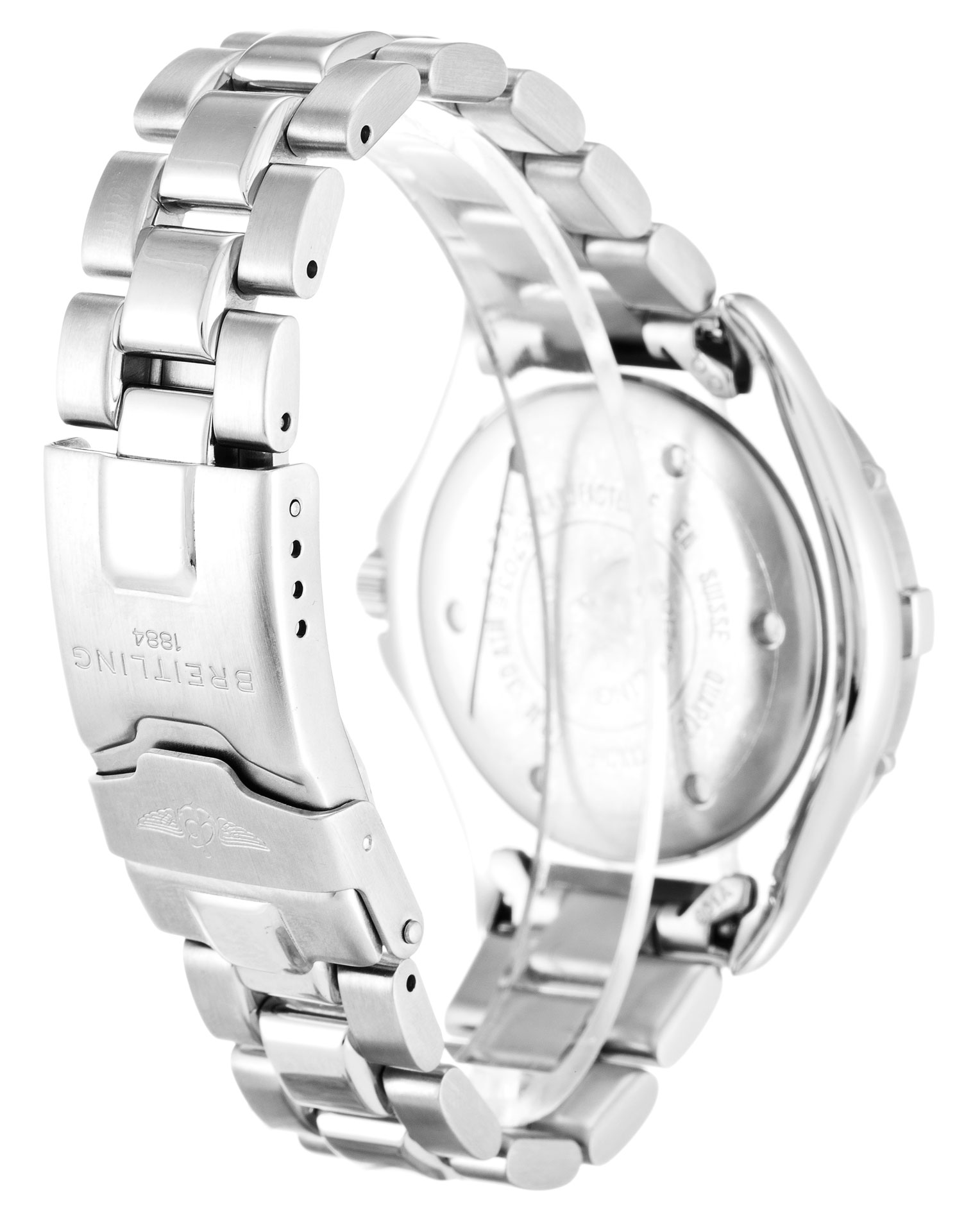 Breitling Colt Quartz A57035 Automatic Movement Steel Case Blue Arabic Dial Unisex Watch Replica