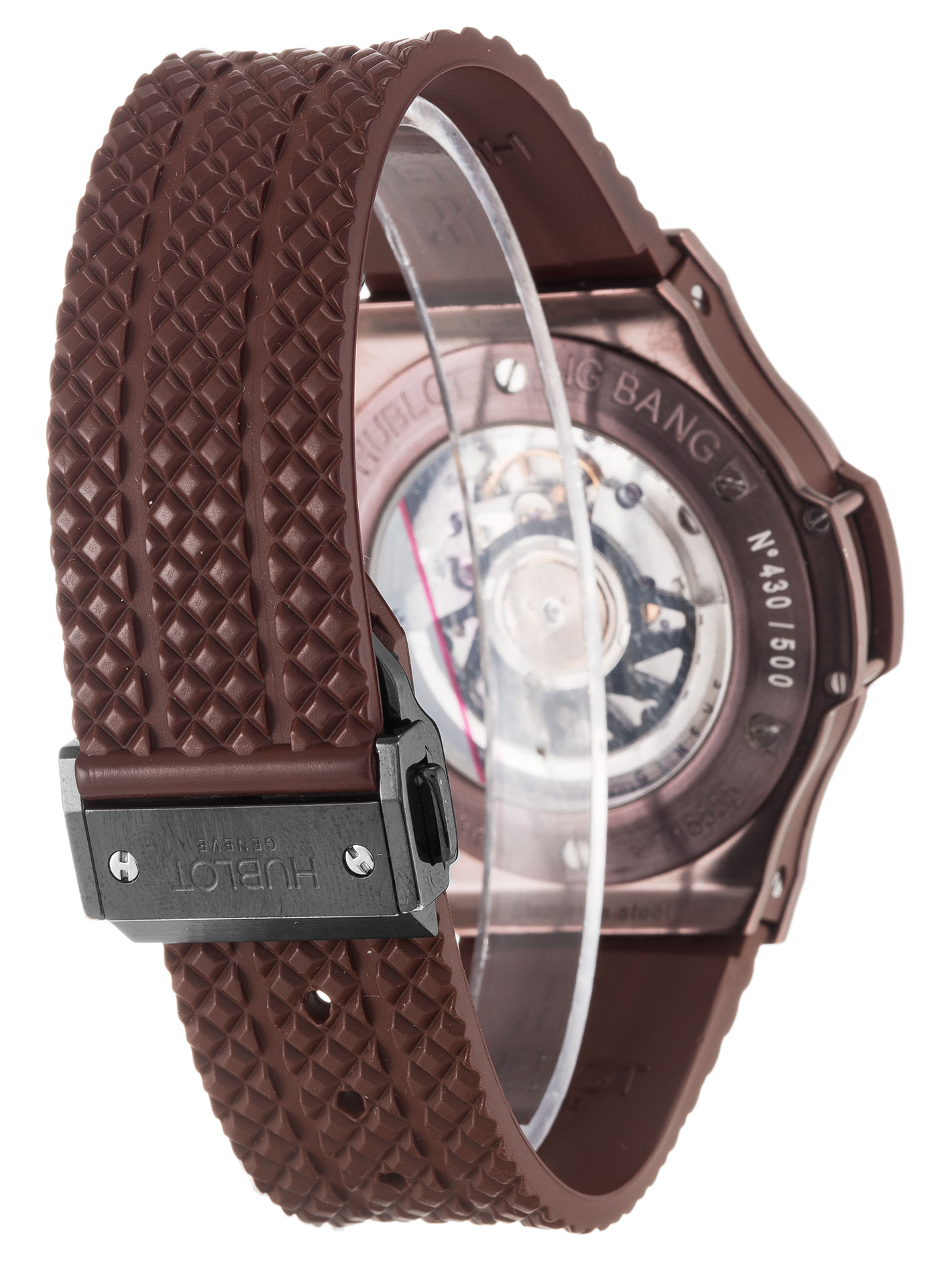 Hublot 41mm 341.SL.1008.RX - Automatic - Brown Arabic Dial - Mens Quartz Watch - Replica Watch