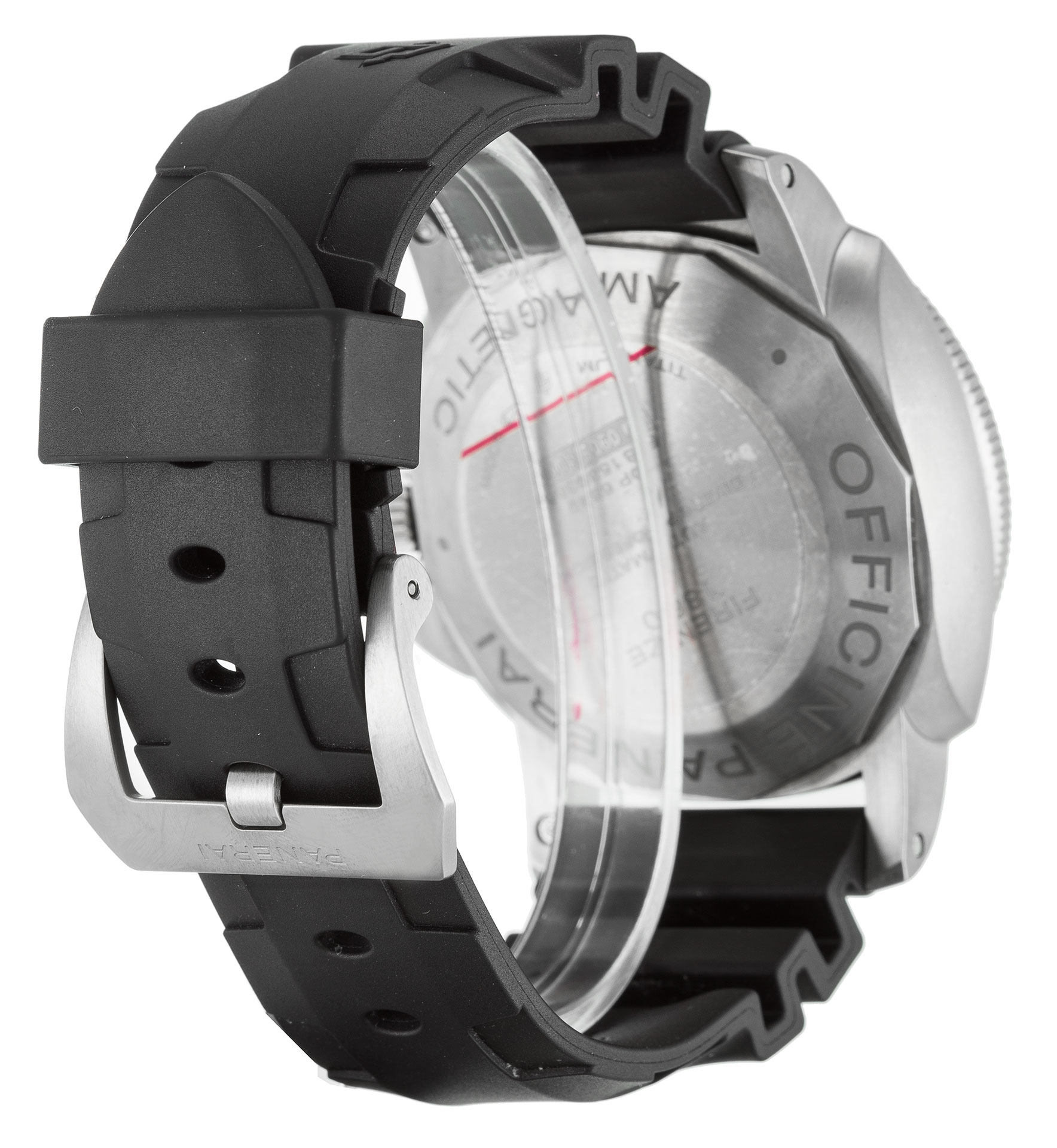 Panerai Luminor Submersible PAM00389 Replica Watch, Automatic, Titanium Case, Rubber Band, Black