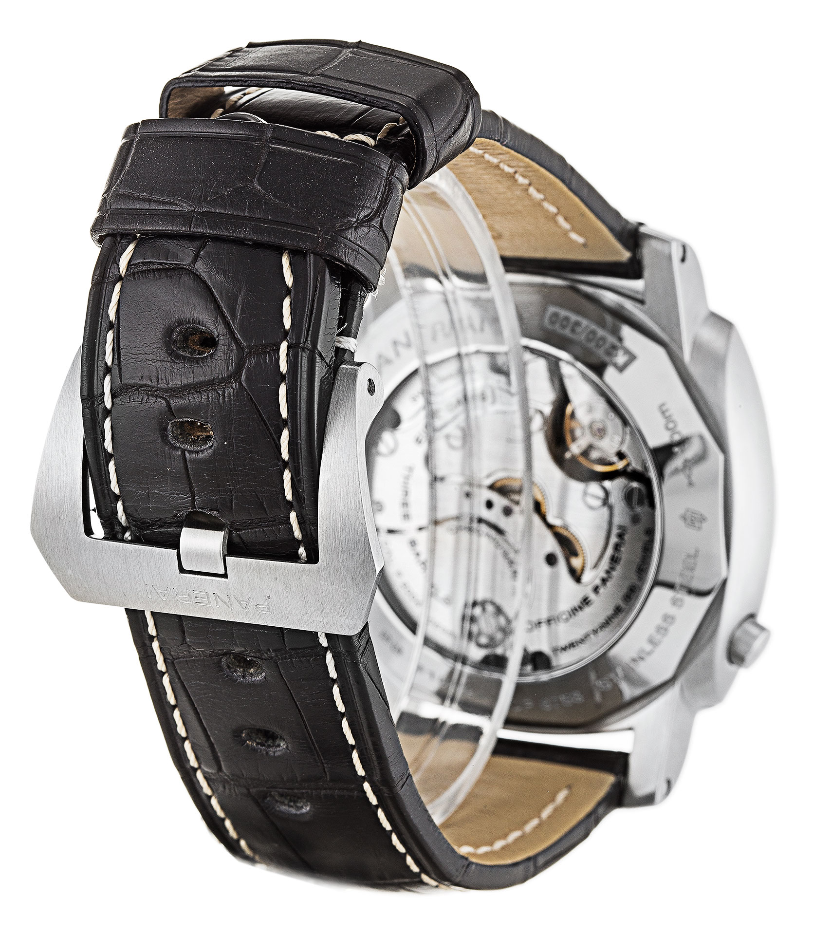 Panerai Luminor 1950 PAM00275 Automatic Mens Watch, Steel Case, Black Baton Dial, Replica Watch