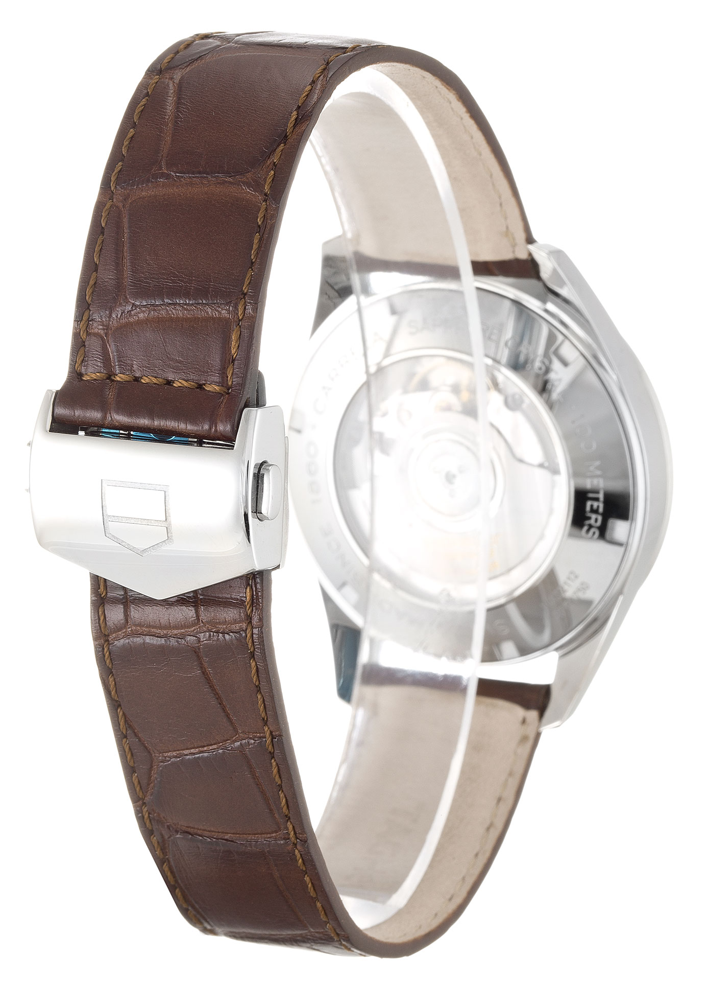 - TAG HEUER Carrera WAS2112.FC6181 - Automatic - Mens - 38MM Steel Case - Silver Arabic Dial