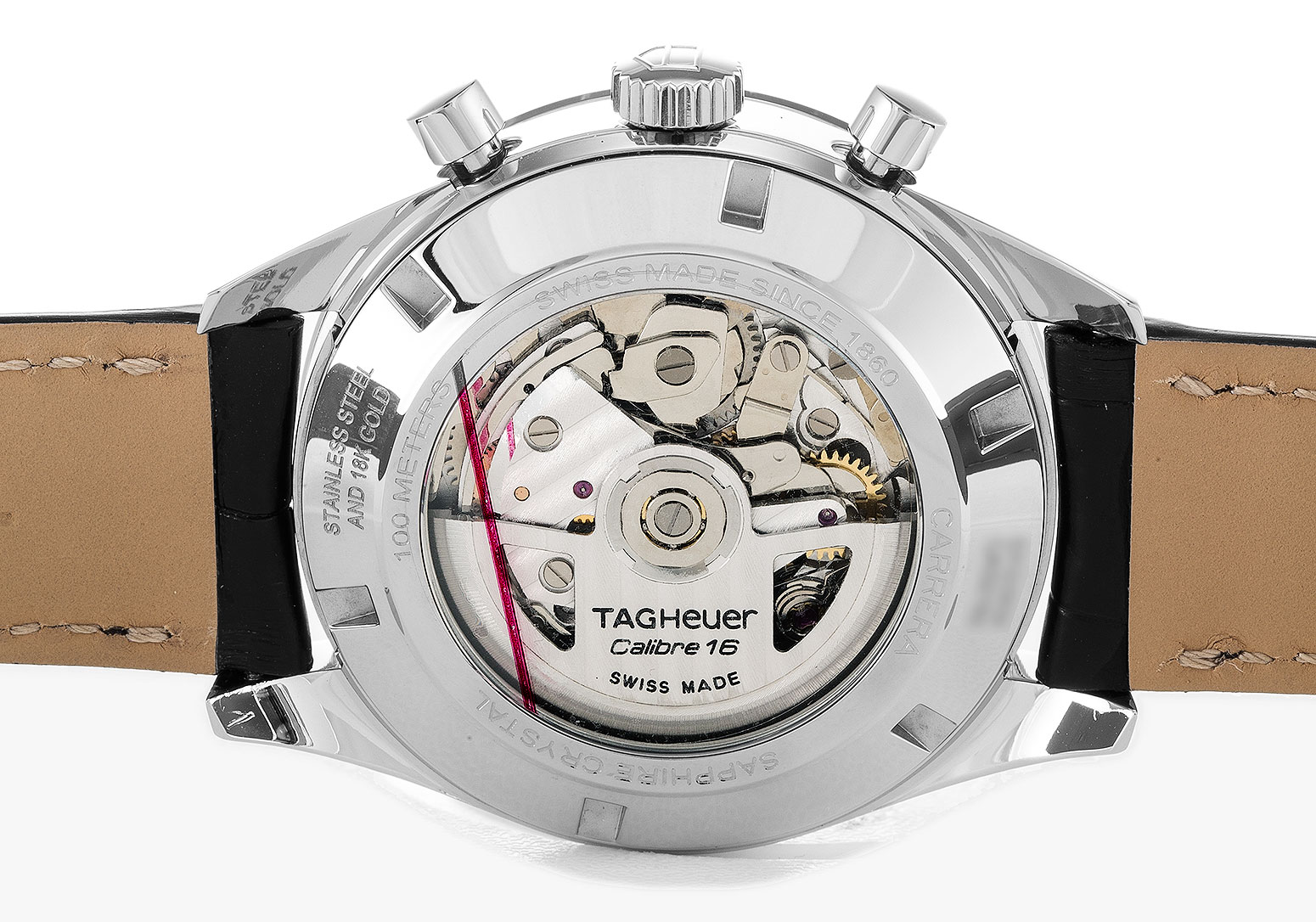 CAS2150.FC6291 - Tag Heuer Carrera Mens Quartz Watch - 41mm Steel & Yellow Gold Case - Silver