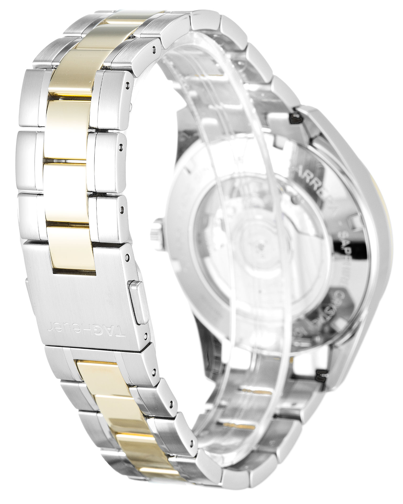 Tag Heuer Carrera WAS2150.BD0733 Automatic Silver Dial Steel & Yellow Gold Case Mens Replica Watch