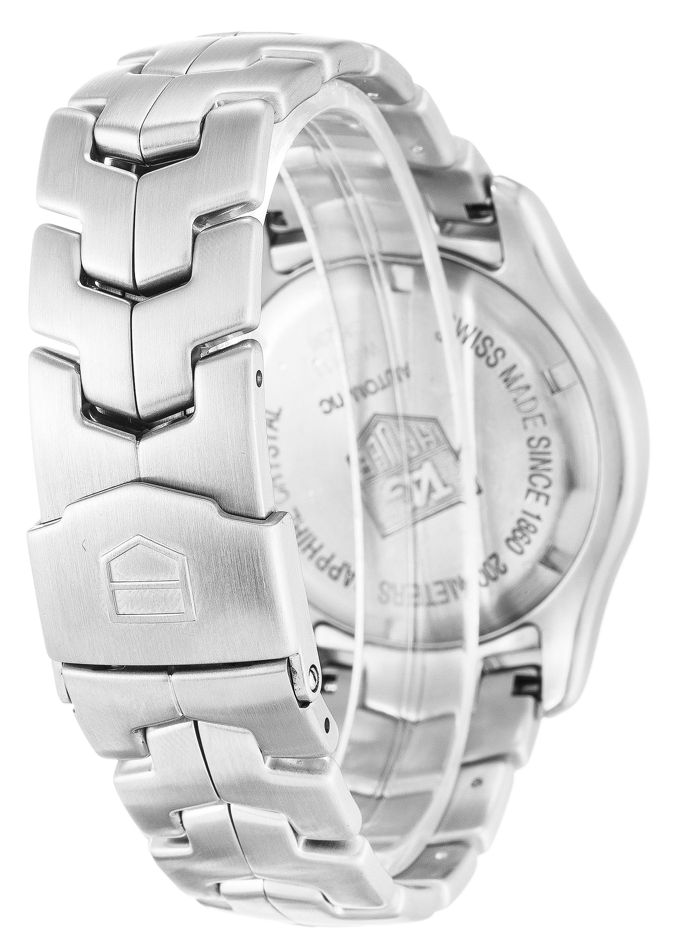 Tag Heuer Link WJF2111.BA0570 Mens Automatic Watch, 39mm Steel Case, Baton Dial, Water Resistant