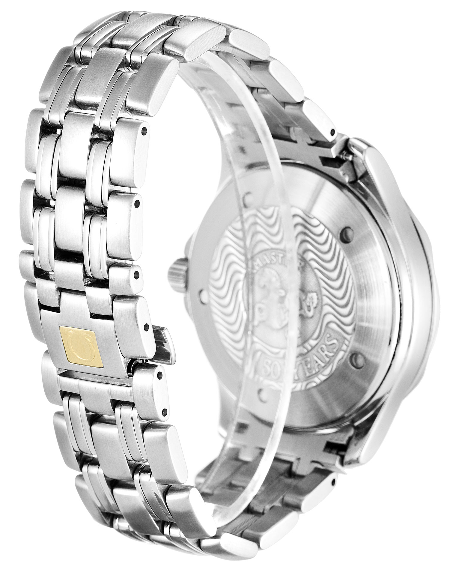 Omega Seamaster GMT 2534.50.00 Automatic Mens Watch Replica, 41mm Steel Case Baton Dial Water