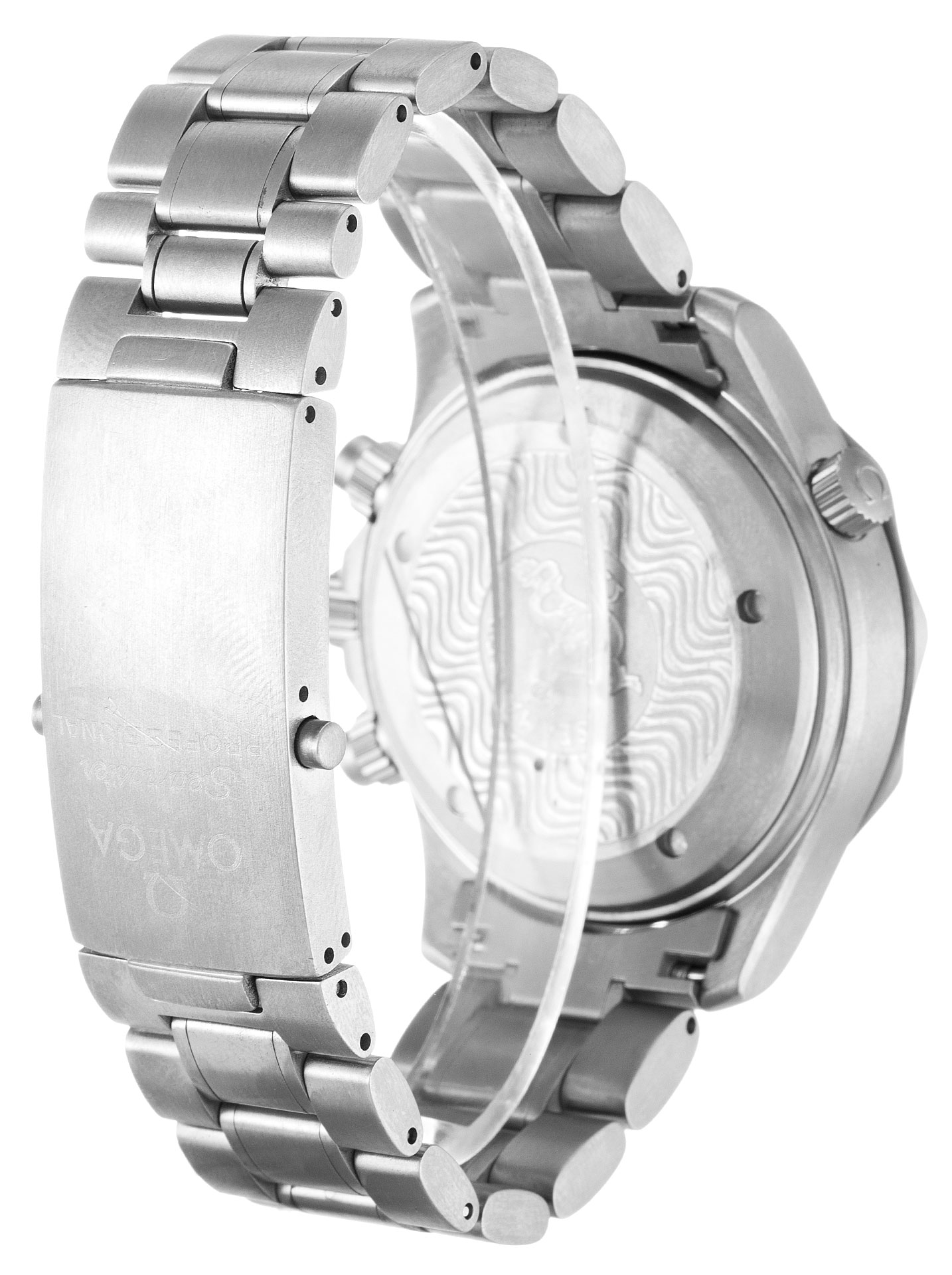 -OM-2293.50.00 - Omega Seamaster 300m Automatic Titanium Case Black Baton Dial Men's Watch