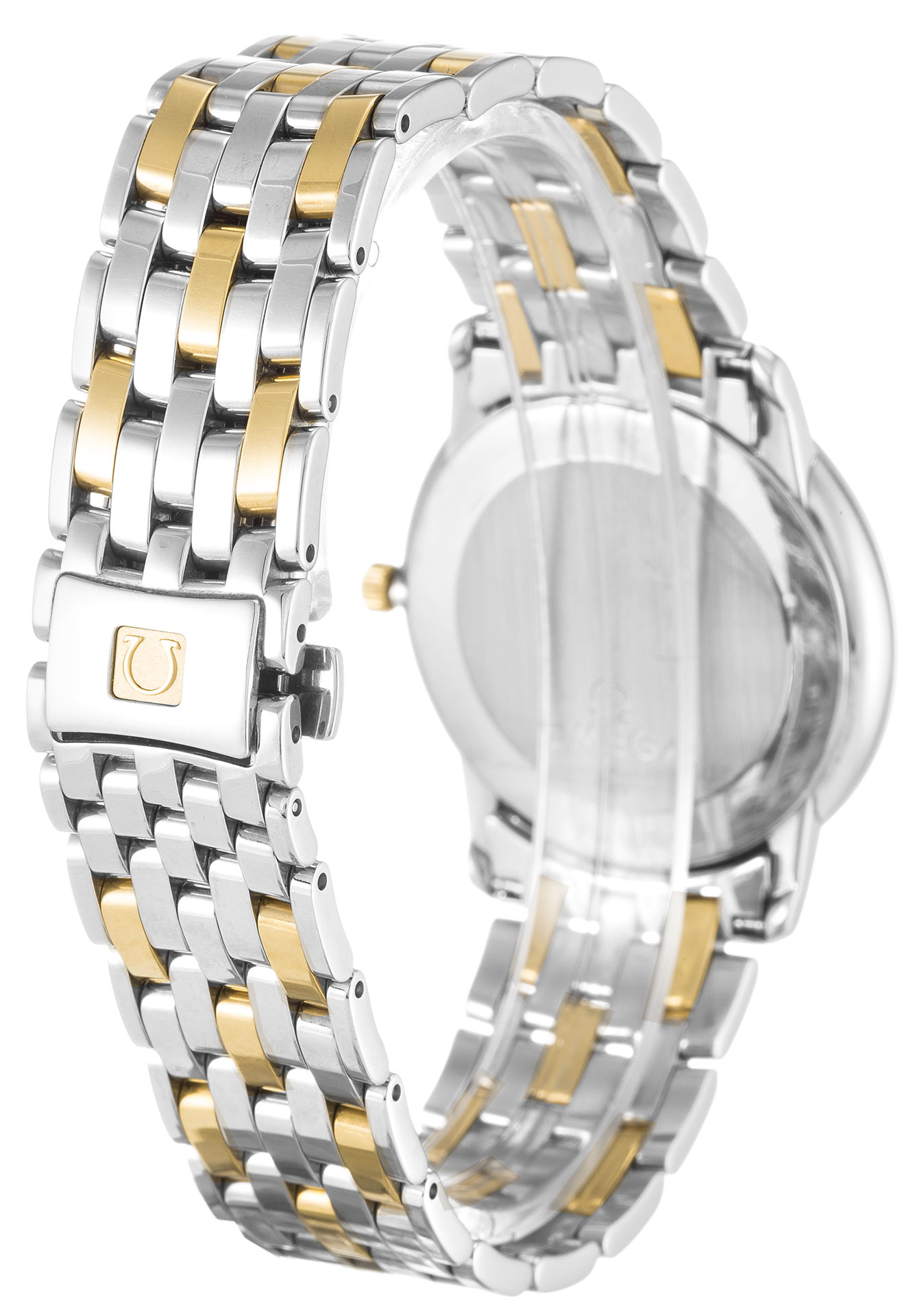 Omega De Ville Prestige 4310.32.00 Men's Quartz Watch, Steel & Yellow Gold Case, Roman Numeral