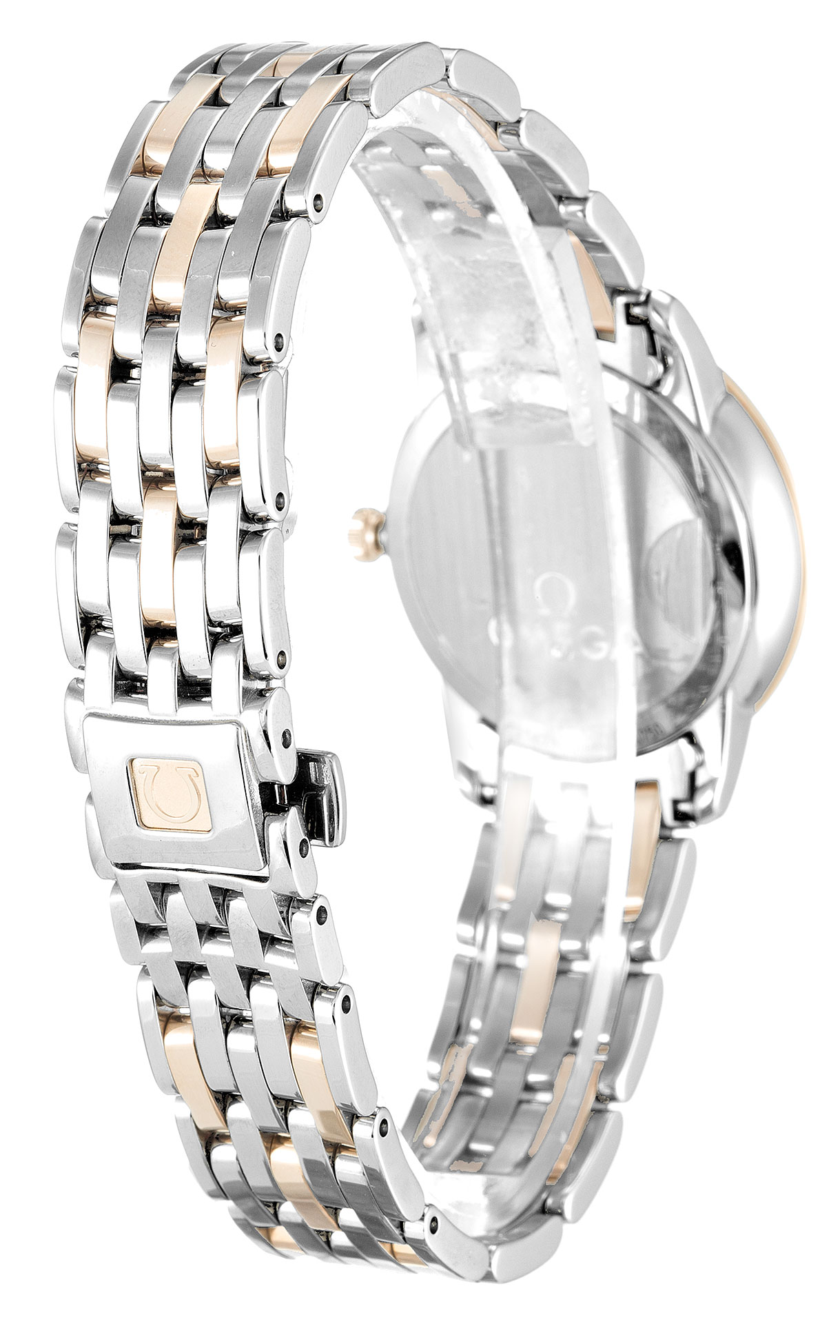 Omega De Ville Prestige Ladies 424.20.27.60.05.002 - Quartz - 27 MM - Steel & Rose Gold Case