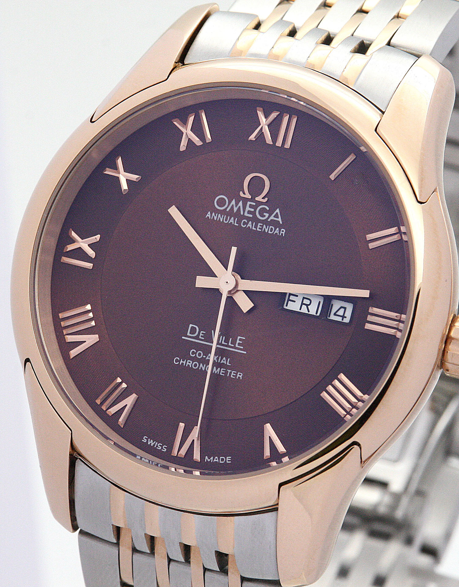 Omega De Ville Hour Vision 431.33.41.21.01.001 Mens Automatic Co-Axial 41MM Rose Gold Steel