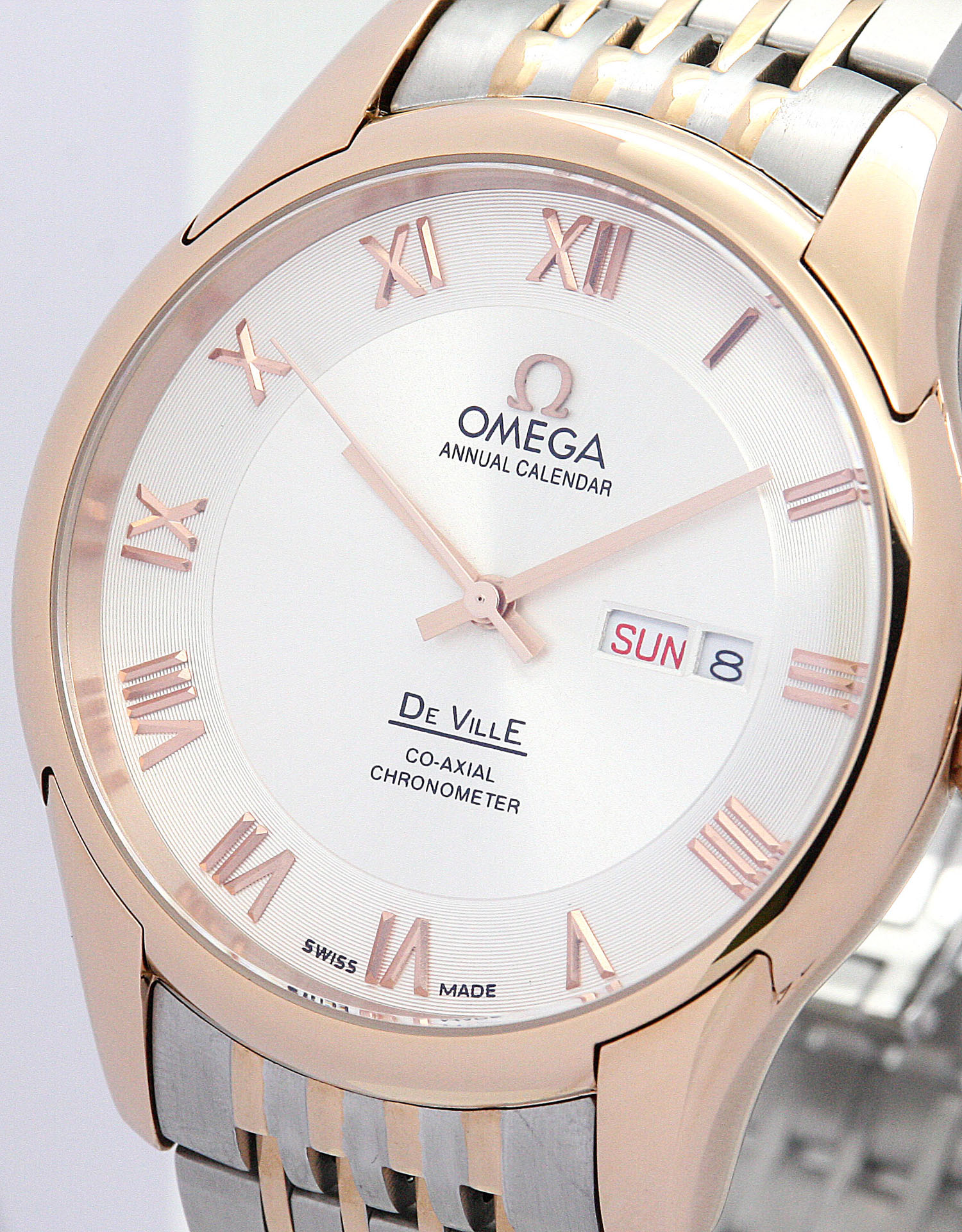 Omega De Ville Hour Vision 431.33.41.21.01.001 | Automatic | Rose Gold Steel | Replica Watch
