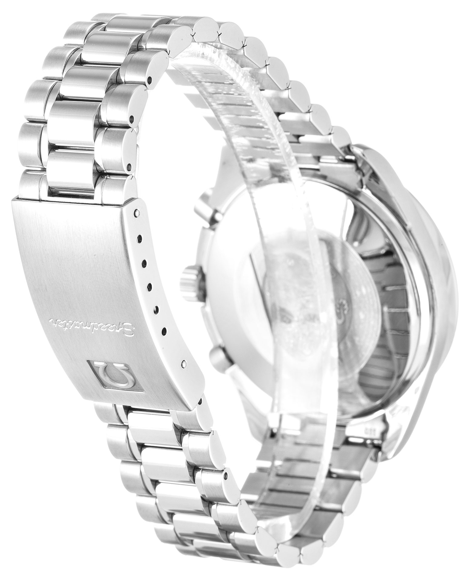 Omega Speedmaster Reduced 3510.50.00 Automatic Mens Watch, Black Baton Dial, Steel Case, 38mm
