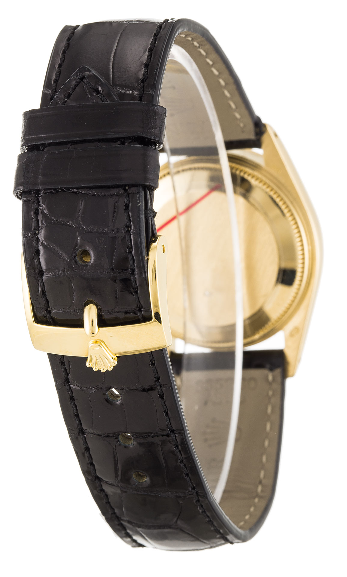 Rolex Datejust 6827 Automatic 31MM Yellow Gold Baton Dial Replica Watch