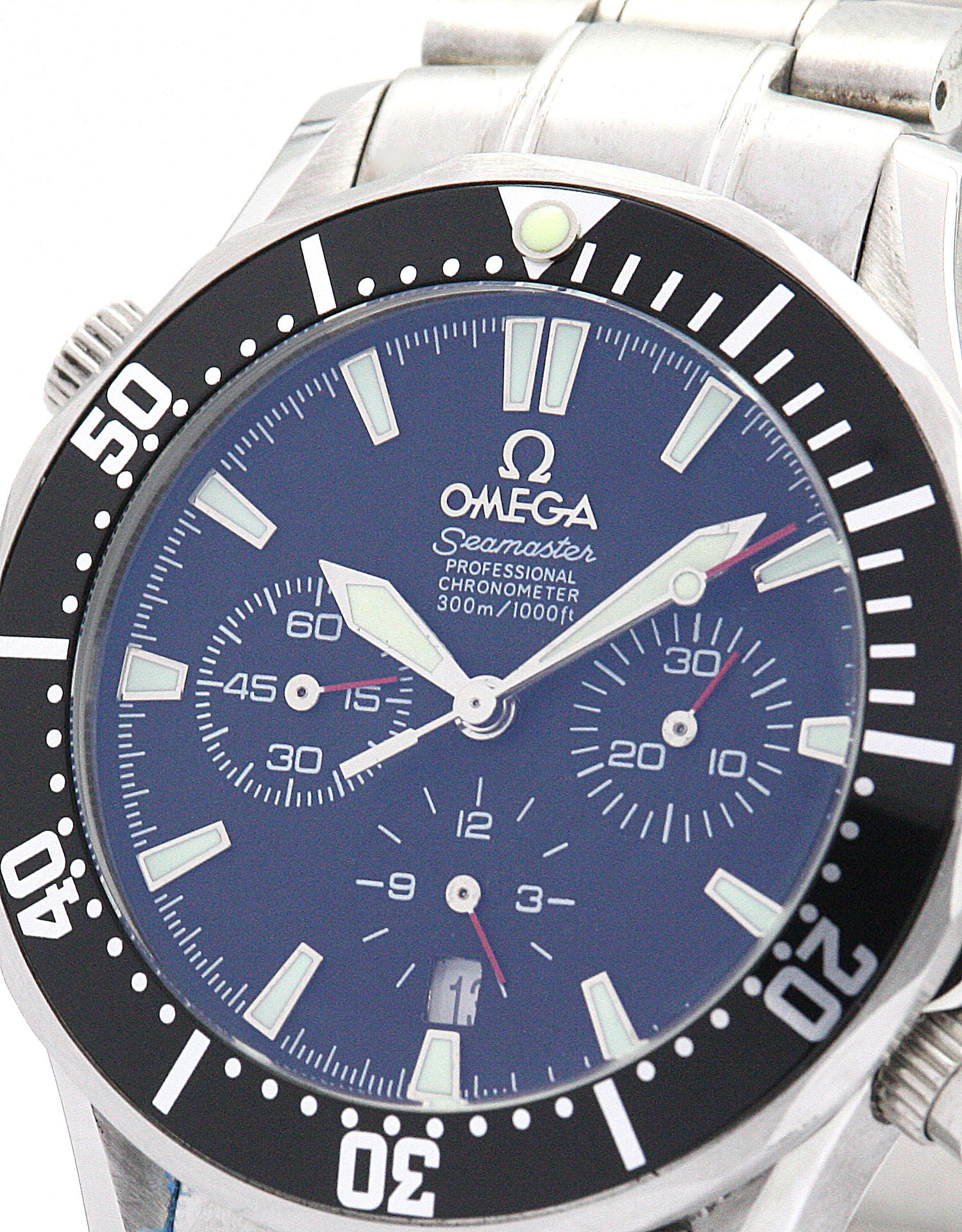 Omega Speedmaster Date Replica Watch 3811.80.03 Mens Quartz 38mm Black & Steel Baton Water