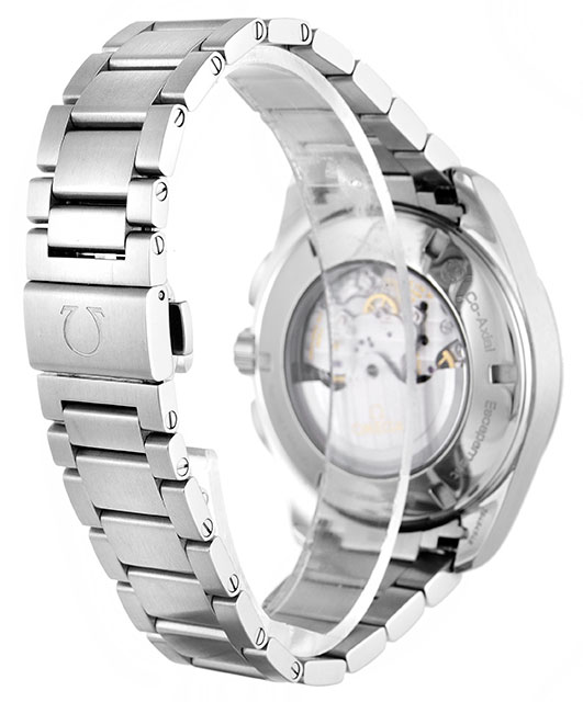 Omega Aqua Terra 150m Mens Watch, Quartz Movement, 44MM Steel Case, Black Lacquered Dial, Model