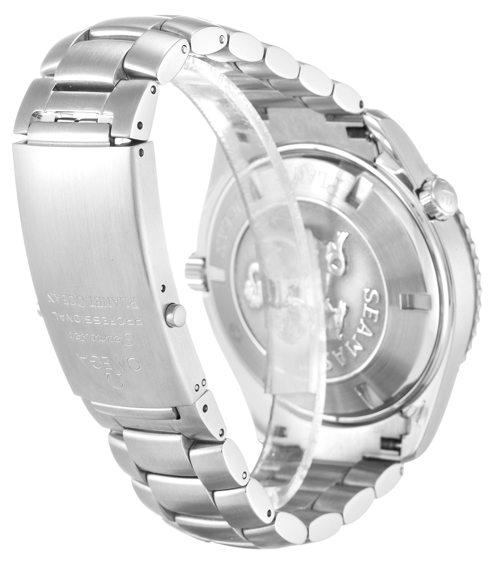 Omega Planet Ocean 2208.50.00 Replica Watch, Mens Automatic, 45.5mm Steel Case, Black Dial Arabic