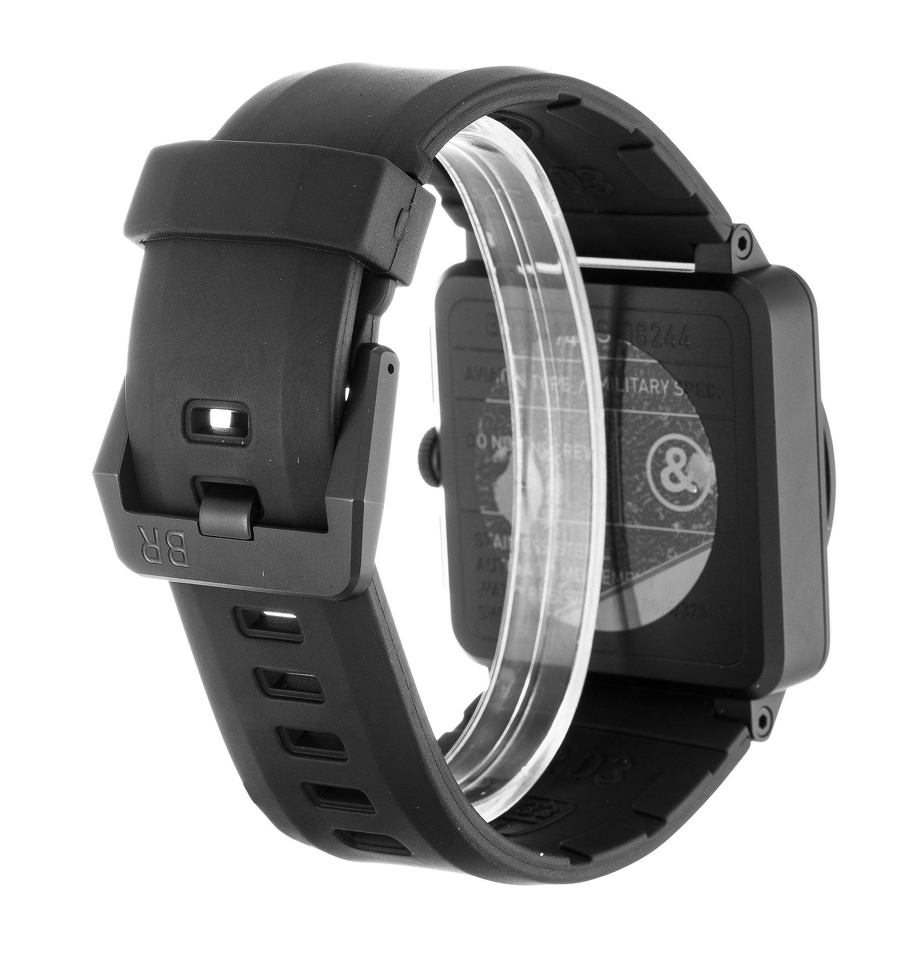 Bell Ross BR03-94 Chronograph Carbon - Automatic - 42 MM - Carbon & Steel - Baton Dial