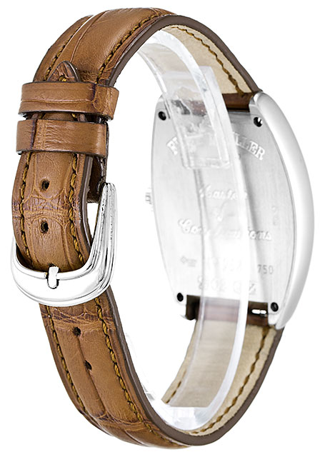 7502 QZ - Franck Muller Cintr??e Curvex Replica Watch - Quartz - Silver Arabic Dial