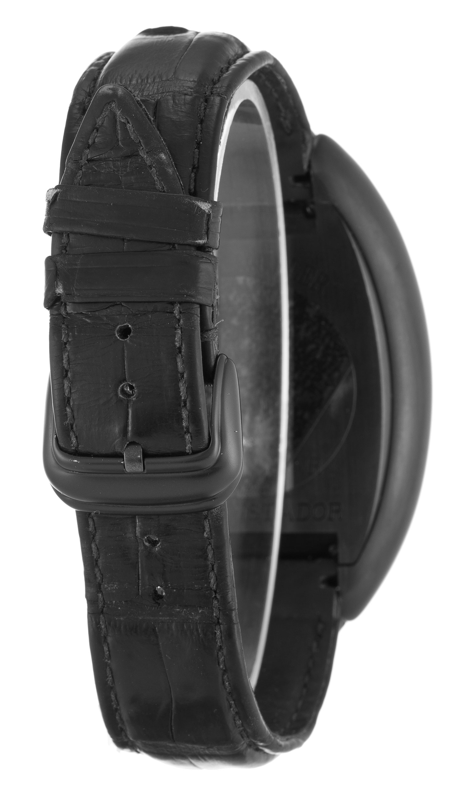Franck Muller Conquistador 8005 K SC NR Mens Automatic Watch, 38mm Steel Case Black PVD Bracelet