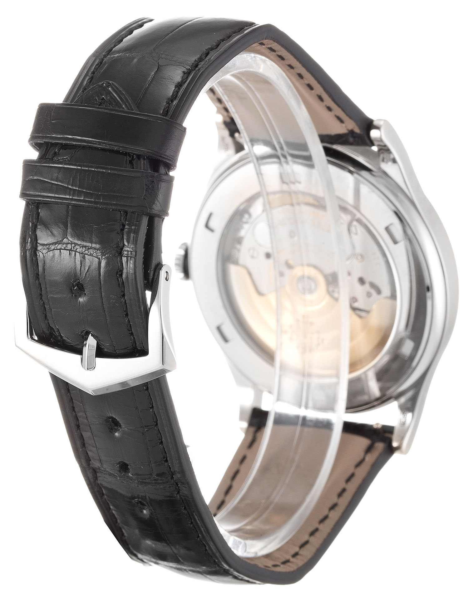 Patek Philippe Calatrava 5296G-010 Automatic Silver Baton White Gold Mens Watch Replica