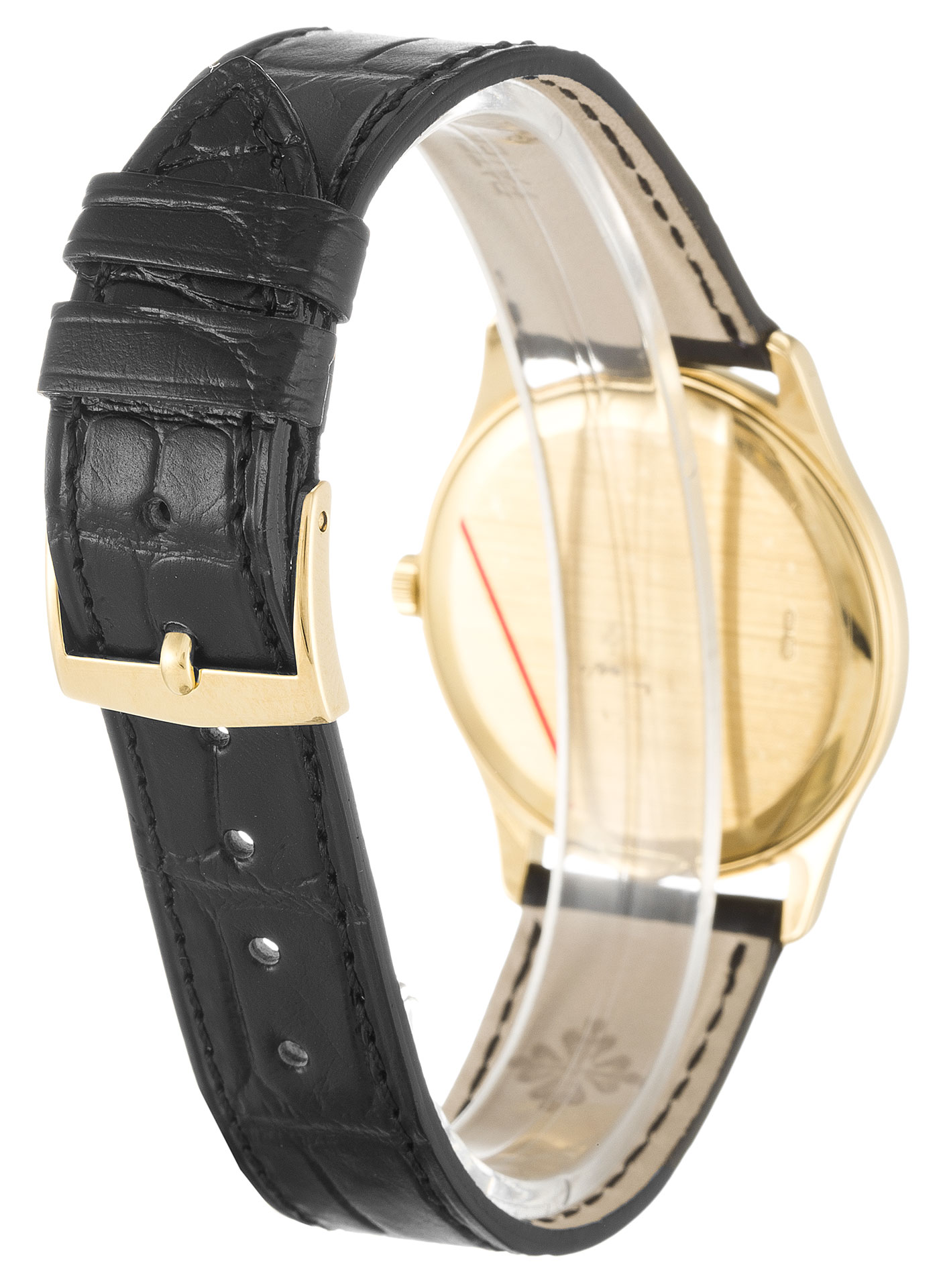 Patek Philippe CALATRAVA 3923 Manual Watch, 40MM Gold Case, White Baton Dial, Unisex